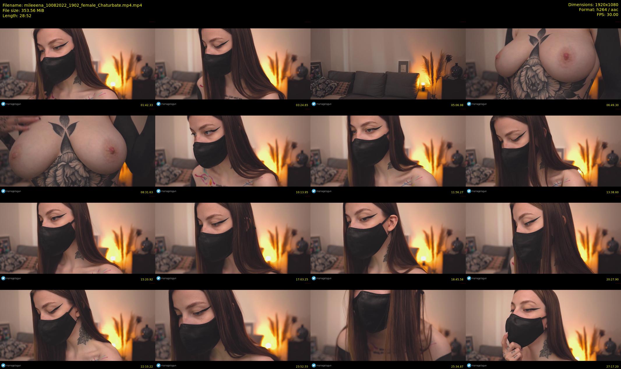 mileeena — 29 minute Chaturbate female cam show recording, 1080p, Aug 10, 2022