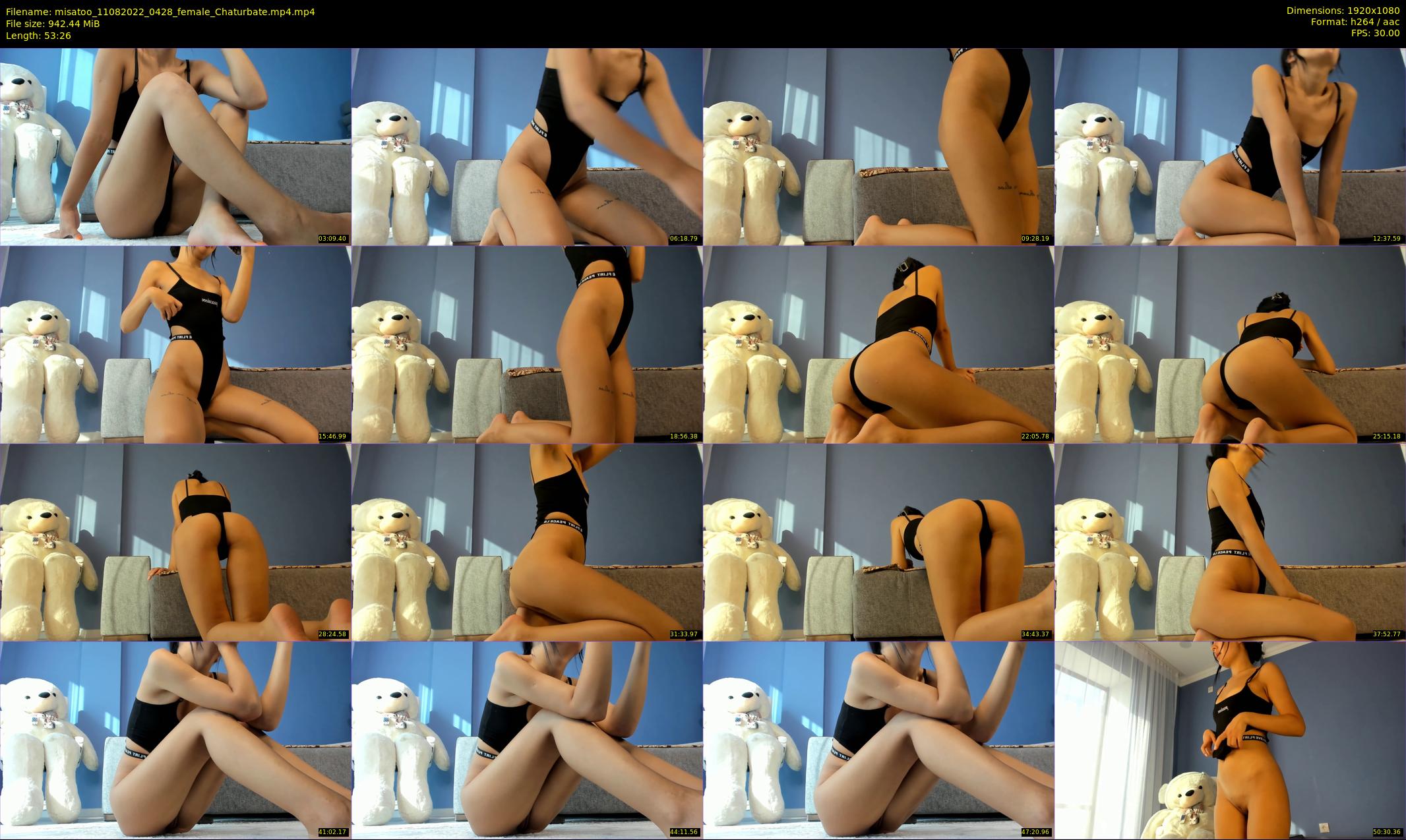 misatoo — 54 minute Chaturbate female cam show recording, 1080p, Aug 11, 2022