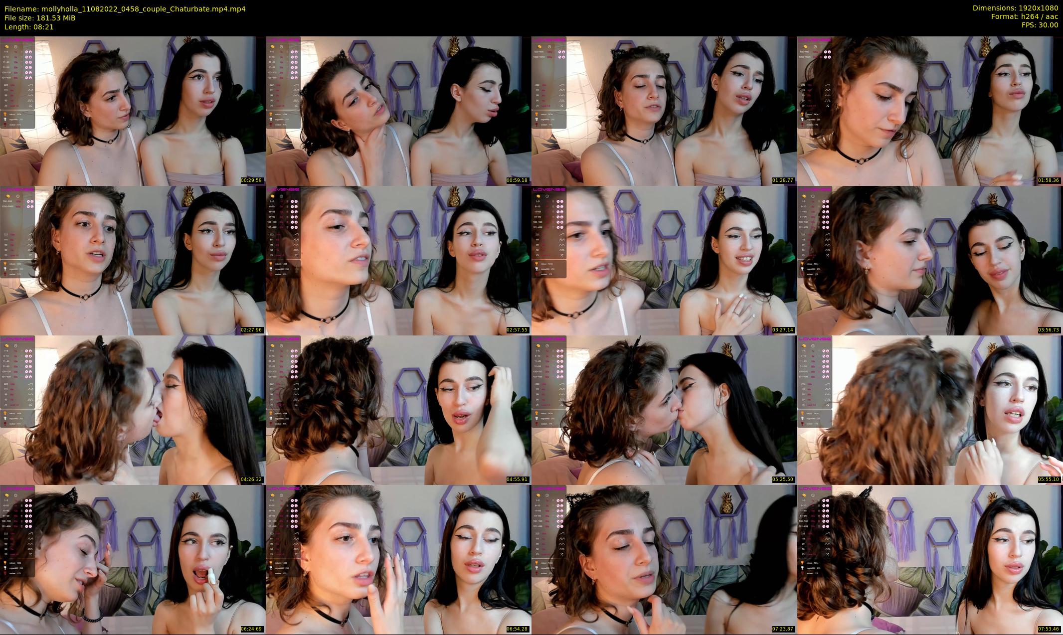 mollyholla — 9 minute Chaturbate couple cam show recording, 1080p, Aug 11, 2022