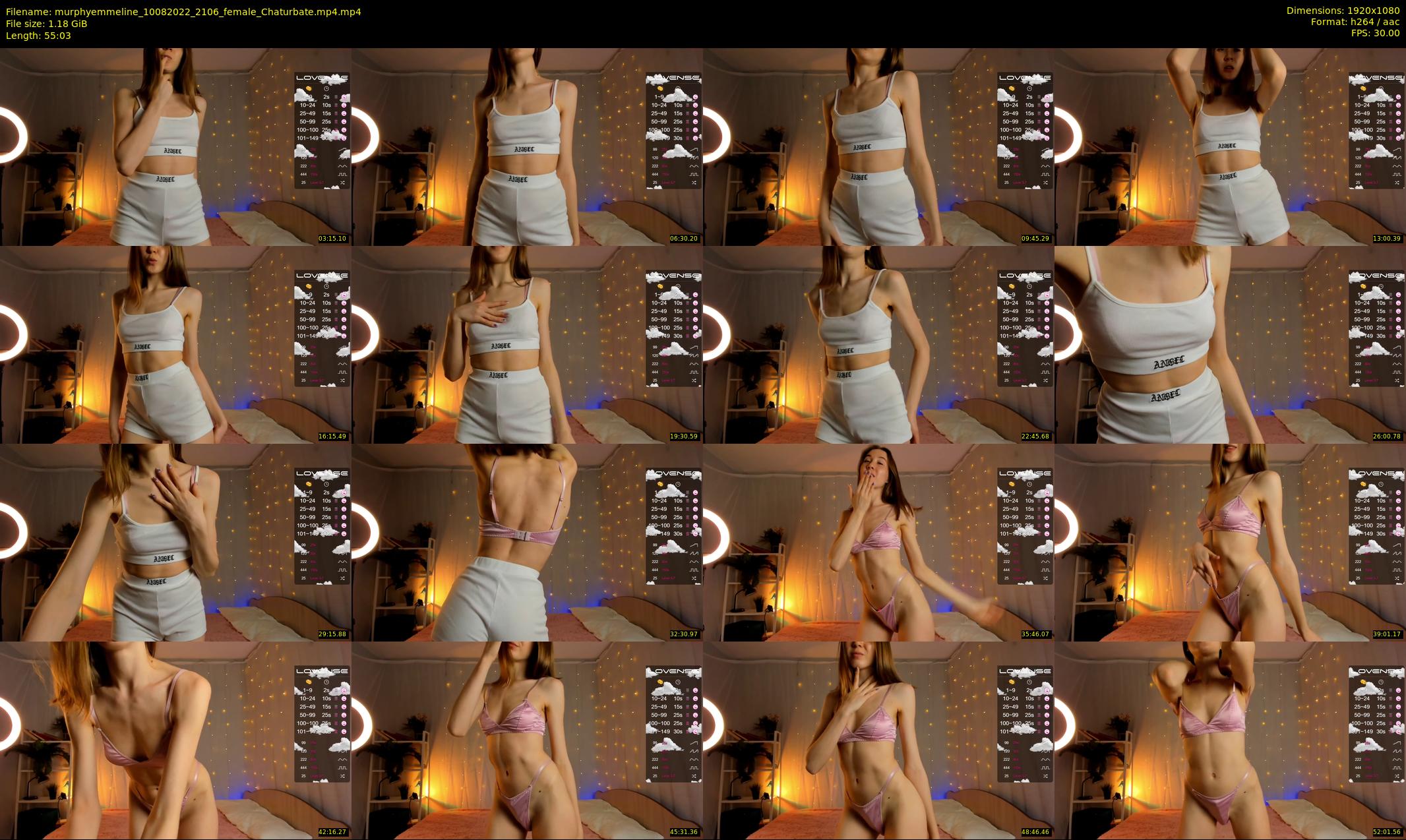 murphyemmeline — 56 minute Chaturbate female cam show recording, 1080p, Aug 10, 2022