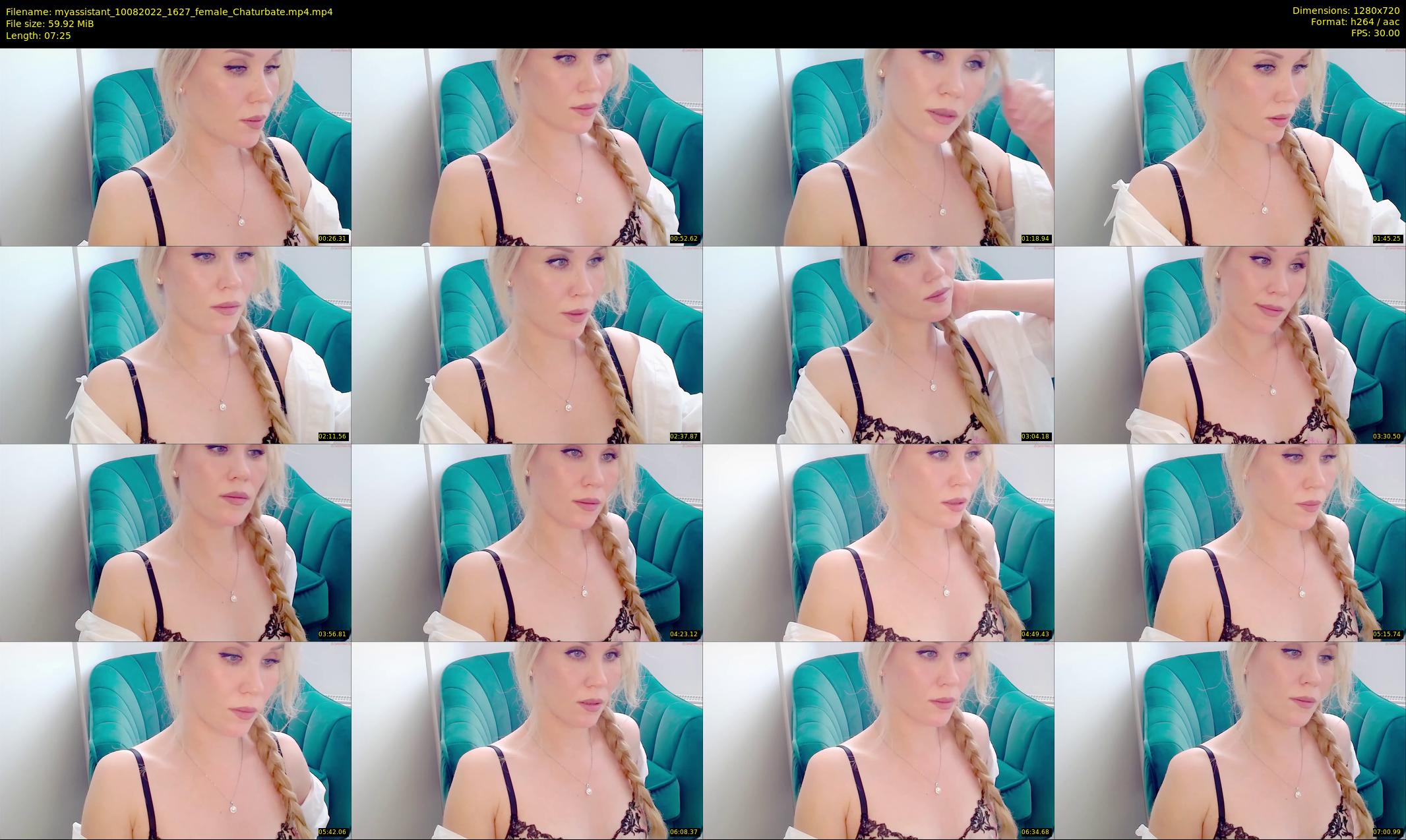 myassistant — 8 minute Chaturbate female cam show recording, 720p, Aug 10, 2022