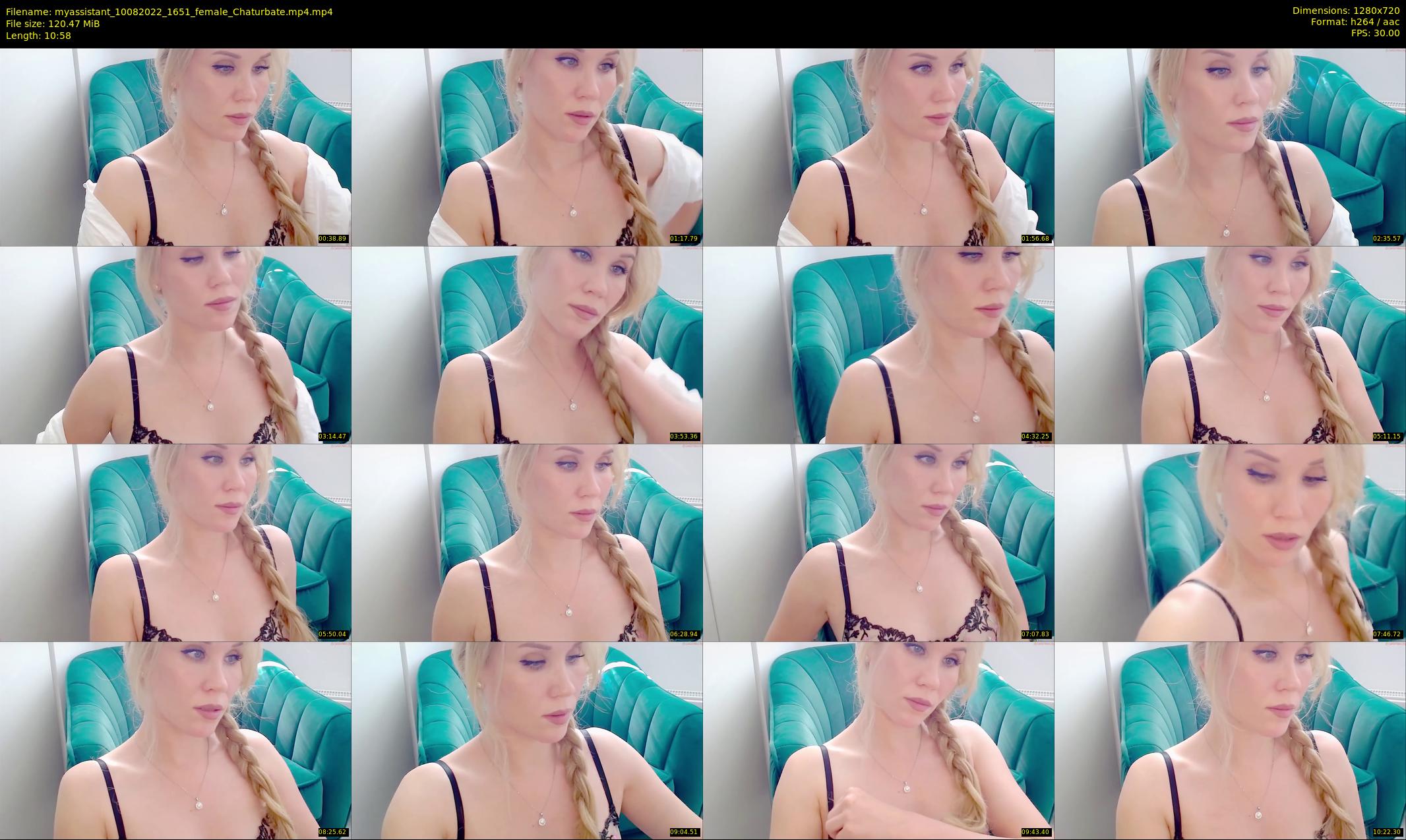 myassistant — 11 minute Chaturbate female cam show recording, 720p, Aug 10, 2022