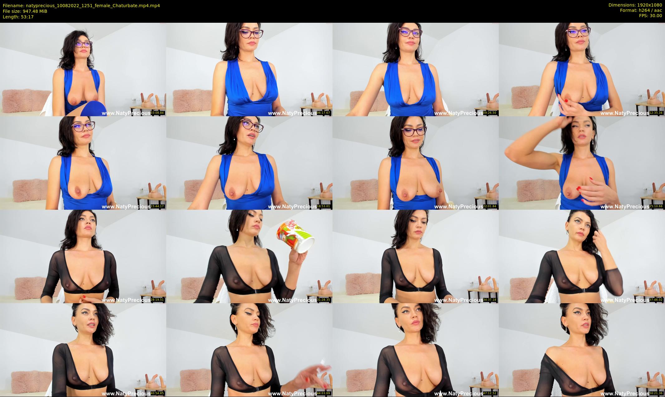 natyprecious — 54 minute Chaturbate female cam show recording, 1080p, Aug 10, 2022