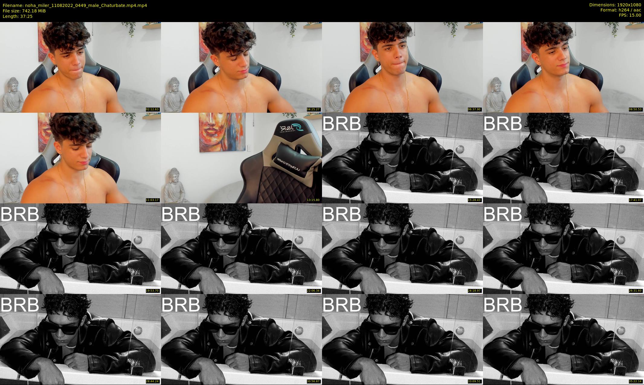 noha_miler — 38 minute Chaturbate male cam show recording, 1080p, Aug 11, 2022