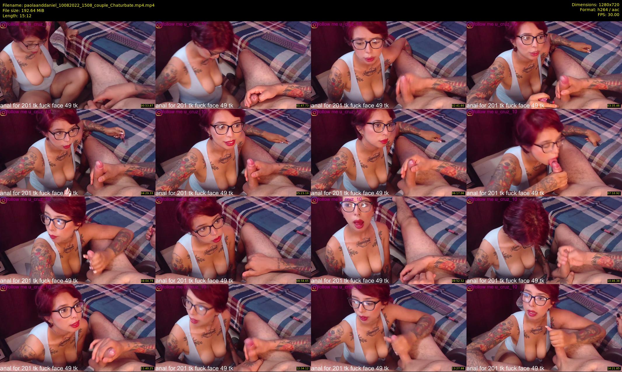 paolaanddaniel — 16 minute Chaturbate couple cam show recording, 720p, Aug 10, 2022