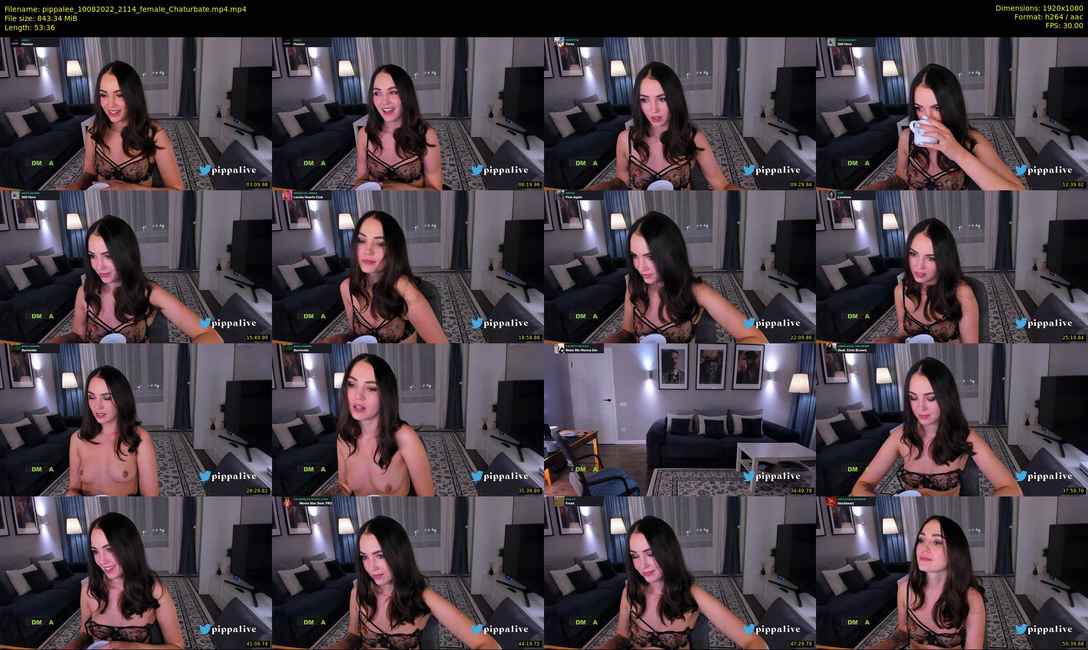 pippalee — 54 minute Chaturbate female cam show recording, 1080p, Aug 10, 2022