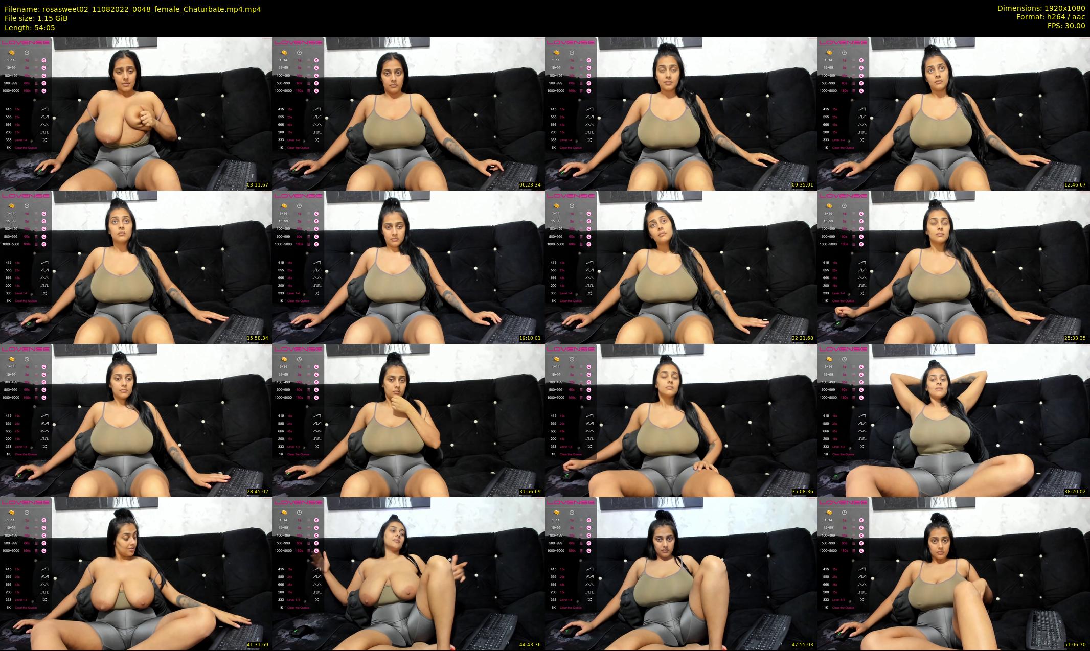 rosasweet02 — 55 minute Chaturbate female cam show recording, 1080p, Aug 11, 2022