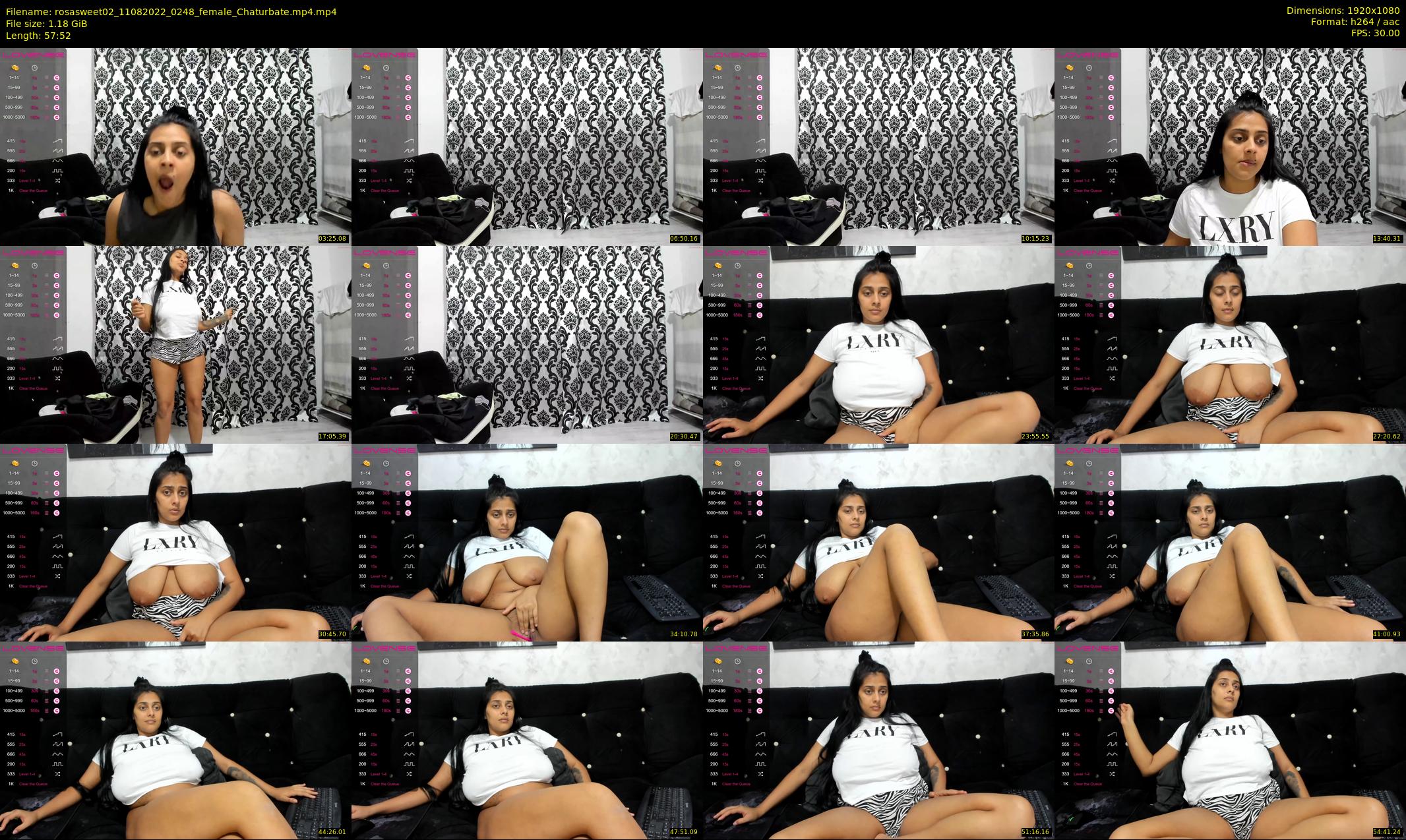 rosasweet02 — 58 minute Chaturbate female cam show recording, 1080p, Aug 11, 2022