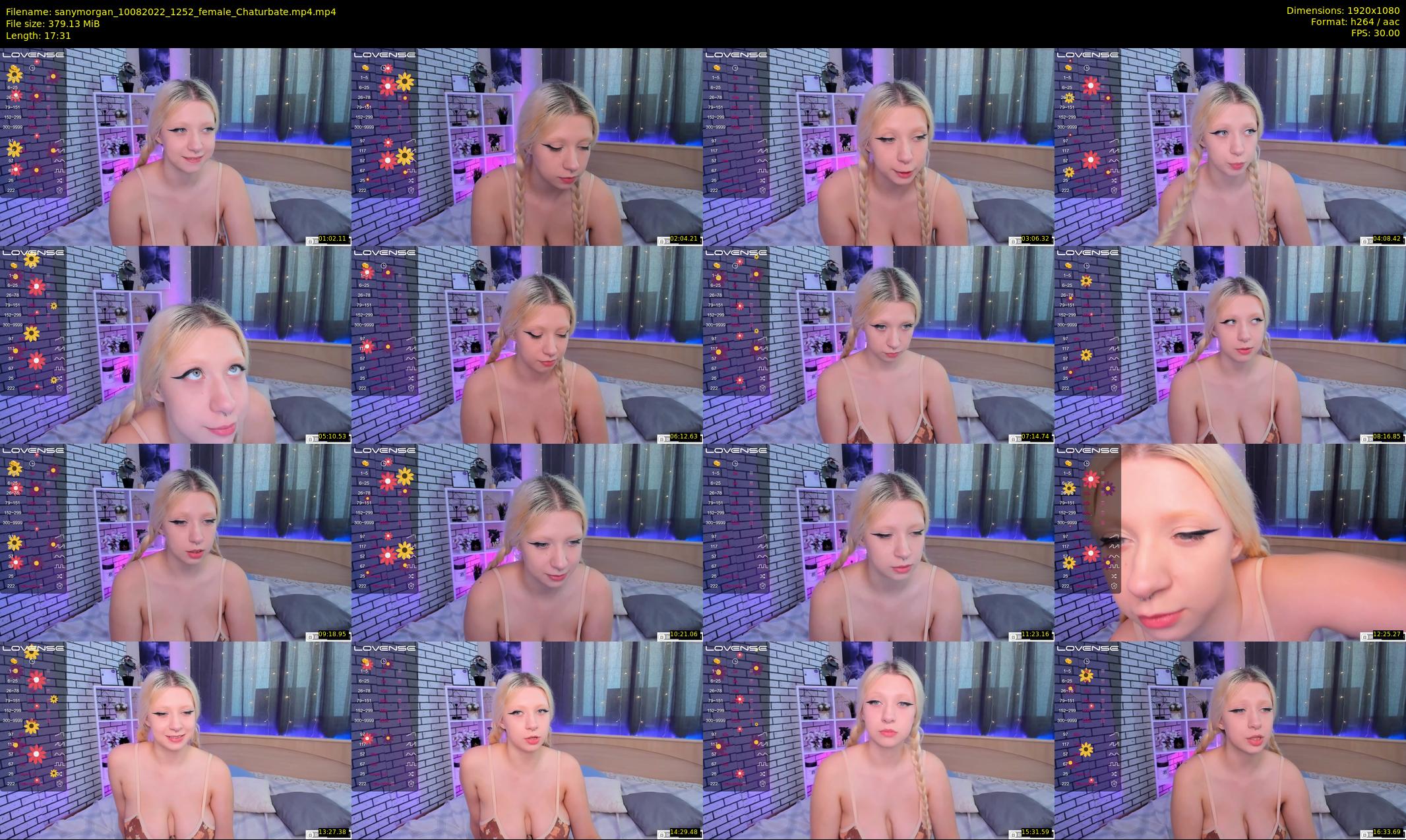 sanymorgan — 18 minute Chaturbate couple cam show recording, 1080p, Aug 10, 2022