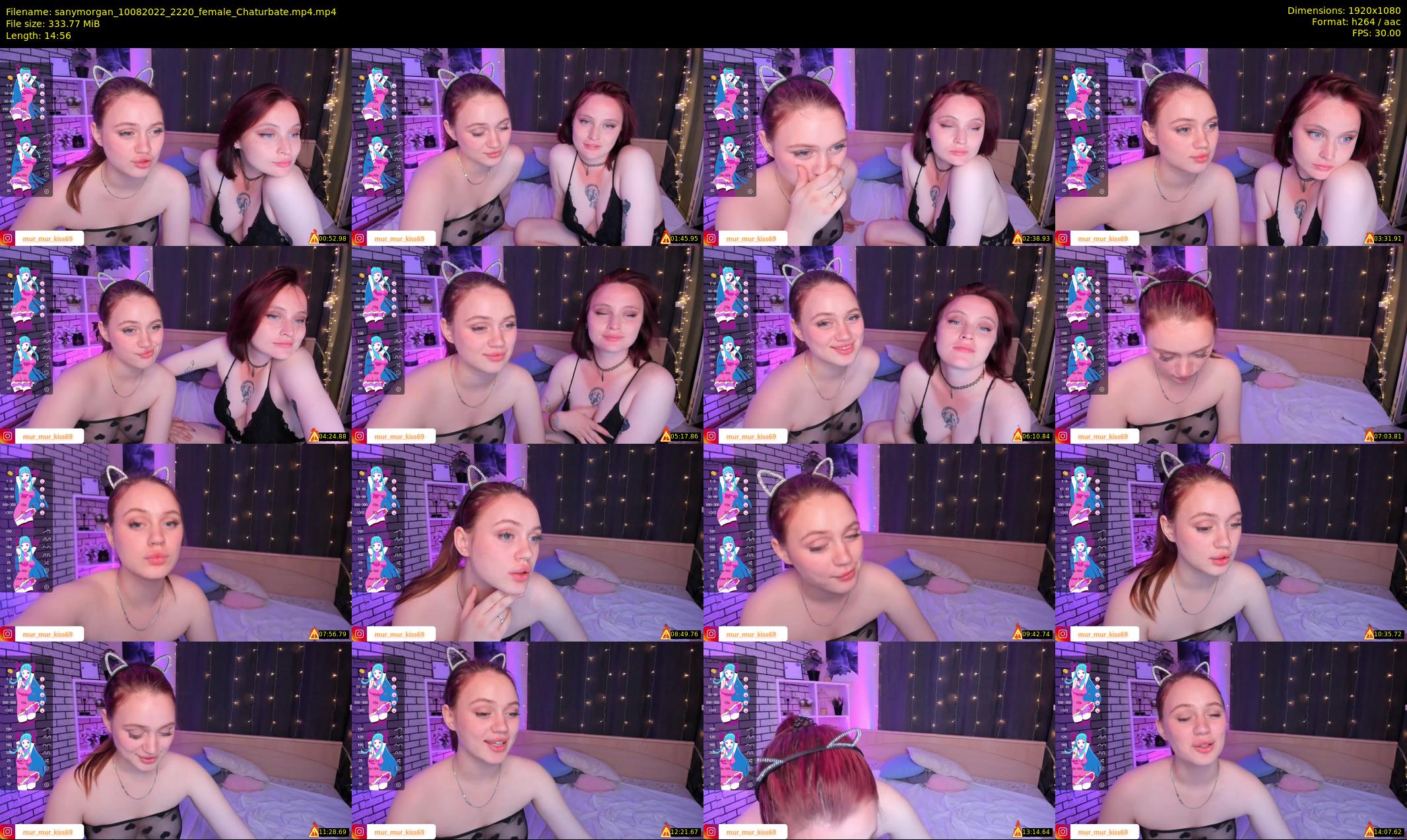 sanymorgan — 15 minute Chaturbate couple cam show recording, 1080p, Aug 10, 2022