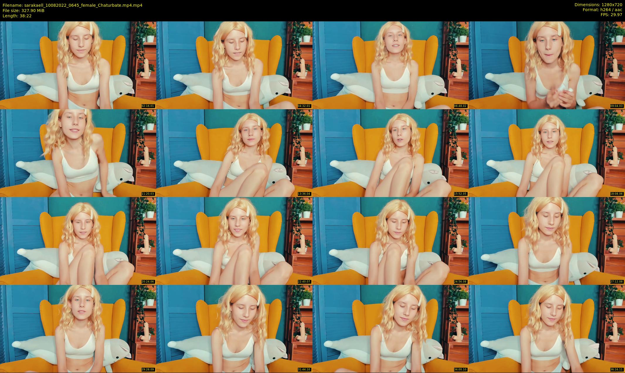 sarakaell — 39 minute Chaturbate female cam show recording, 720p, Aug 10, 2022