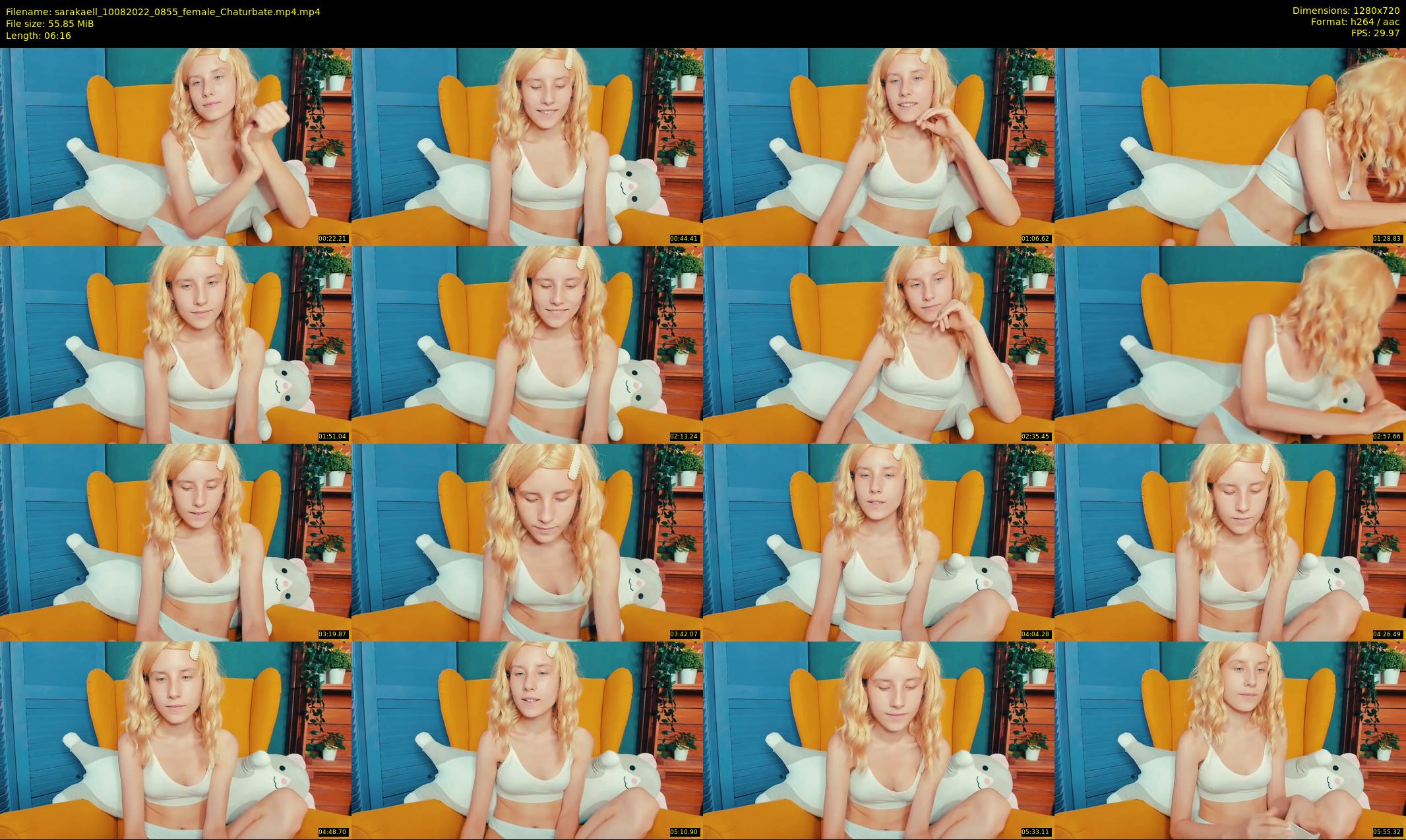 sarakaell — 7 minute Chaturbate female cam show recording, 720p, Aug 10, 2022