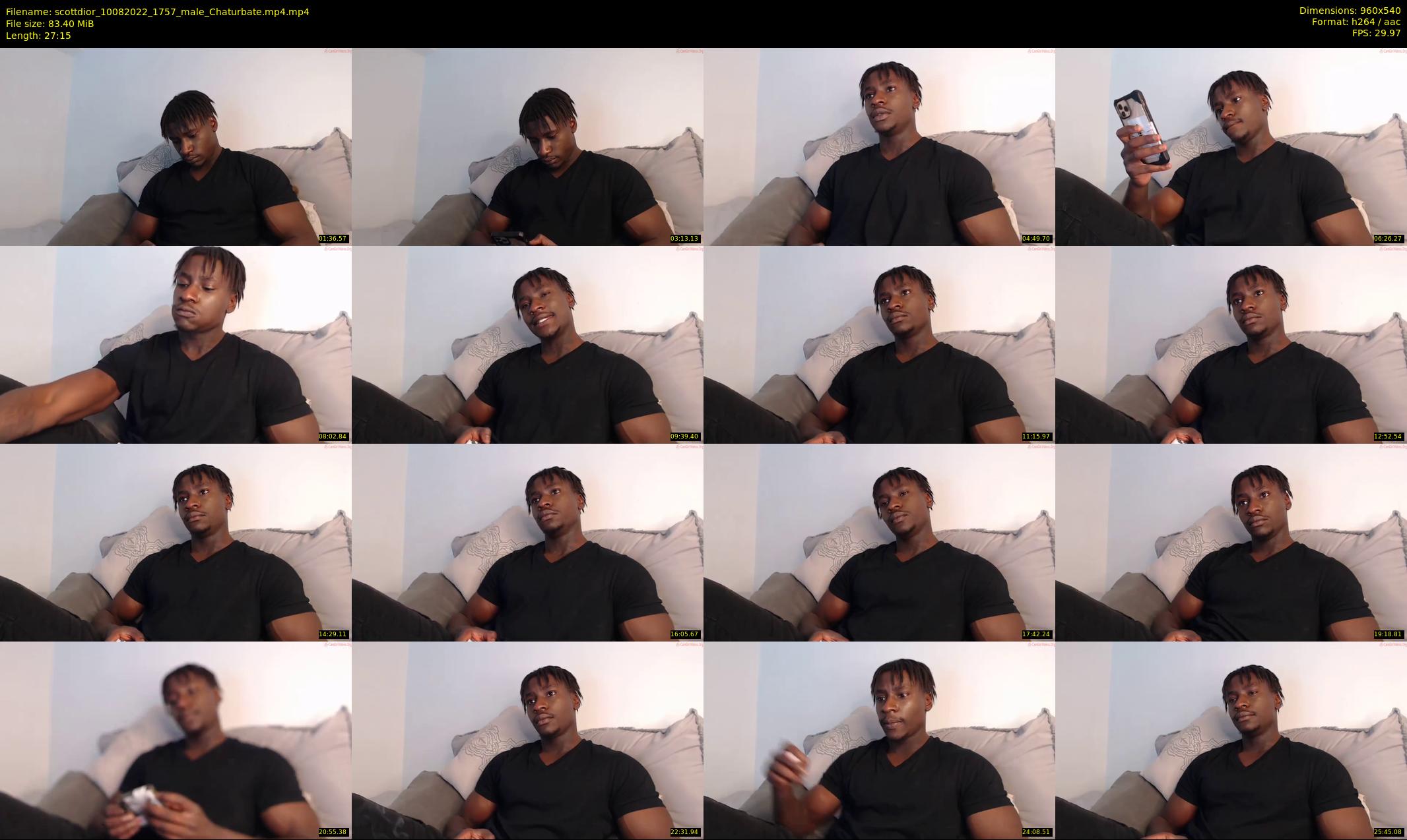 scottdior — 28 minute Chaturbate male cam show recording, 480p, Aug 10, 2022
