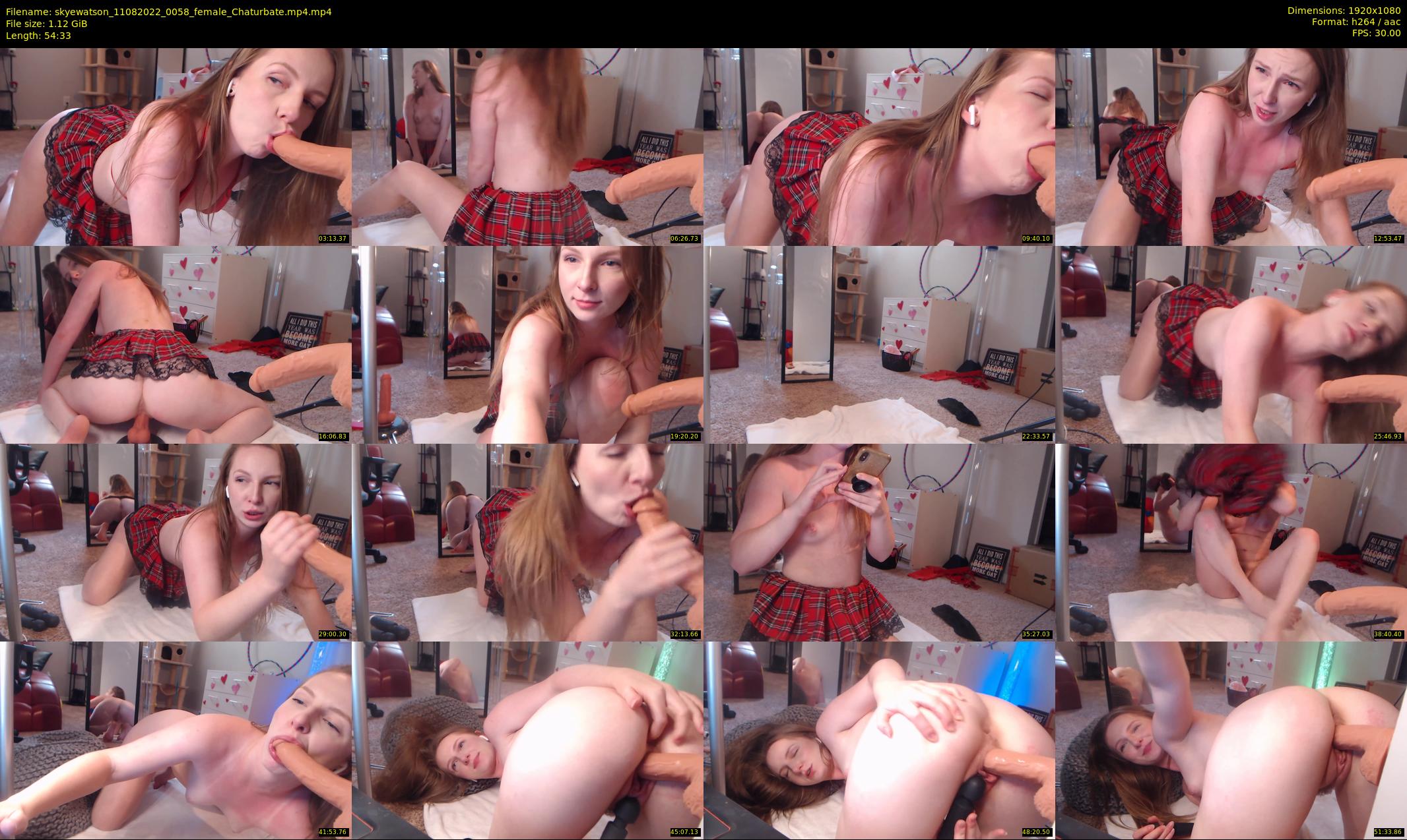 skyewatson — 55 minute Chaturbate female cam show recording, 1080p, Aug 11, 2022
