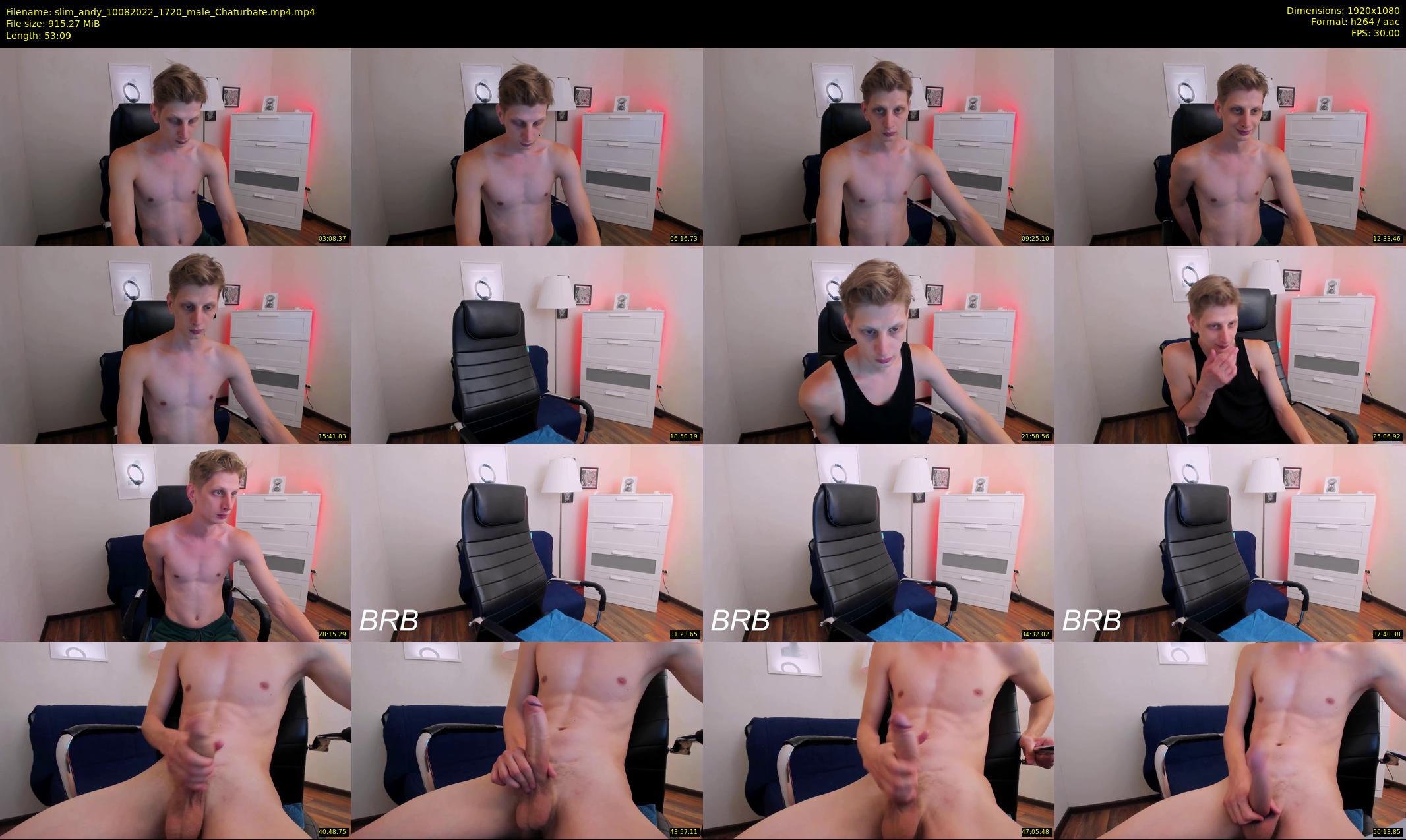 slim_andy — 54 minute Chaturbate male cam show recording, 1080p, Aug 10, 2022