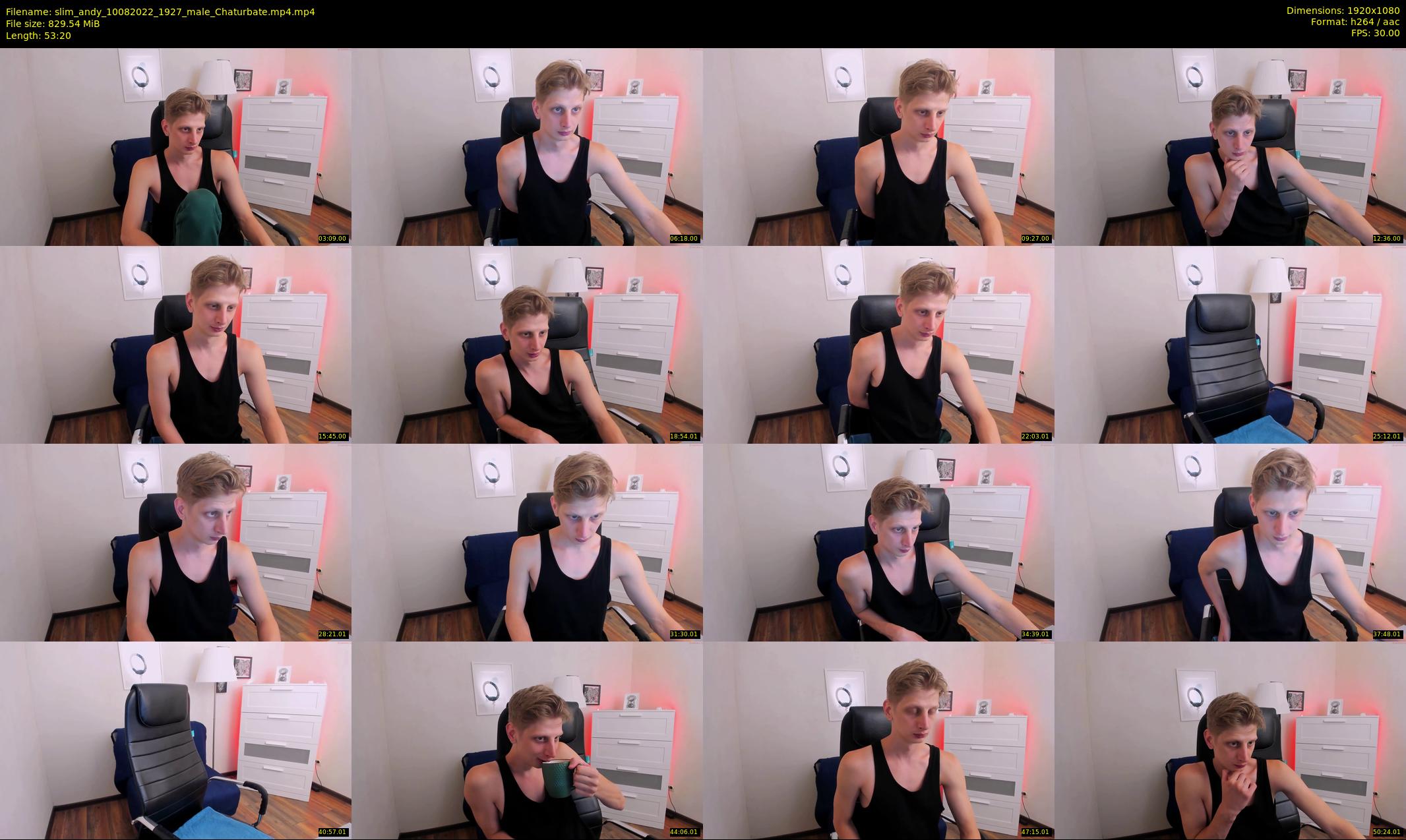 slim_andy — 54 minute Chaturbate male cam show recording, 1080p, Aug 10, 2022