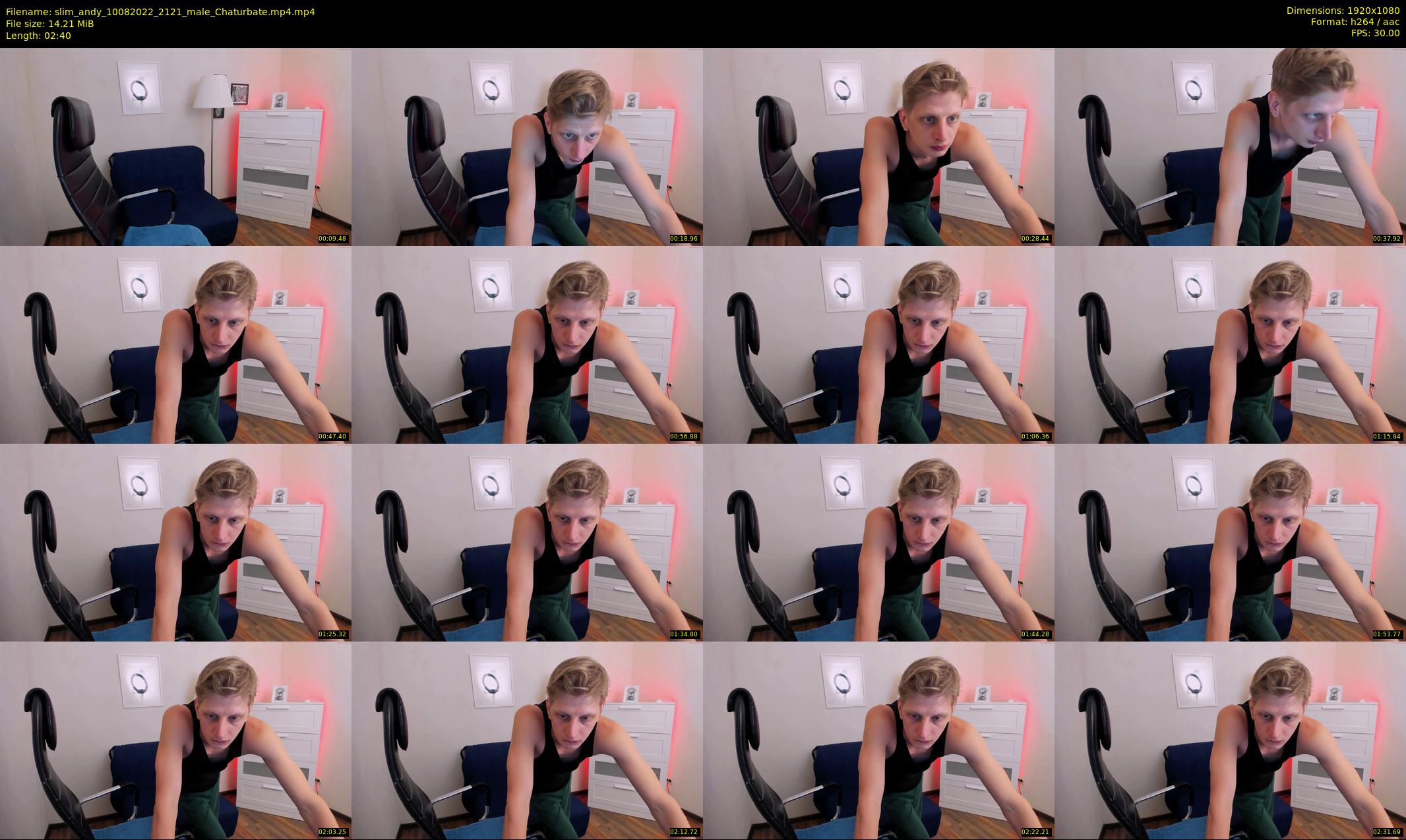 slim_andy — 3 minute Chaturbate male cam show recording, 1080p, Aug 10, 2022