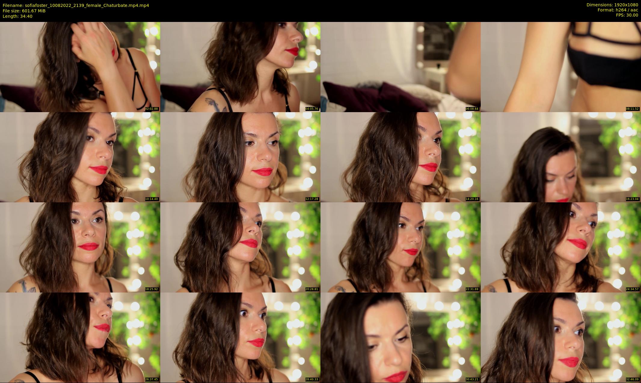 sofiafoster — 35 minute Chaturbate female cam show recording, 1080p, Aug 10, 2022