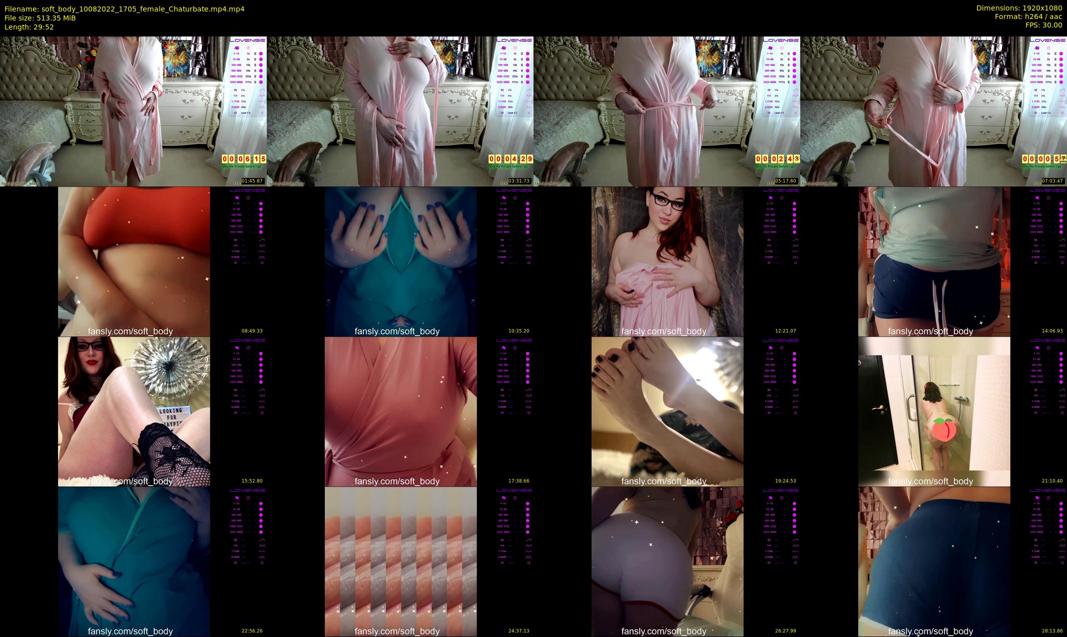 soft_body — 30 minute Chaturbate female cam show recording, 1080p, Aug 10, 2022