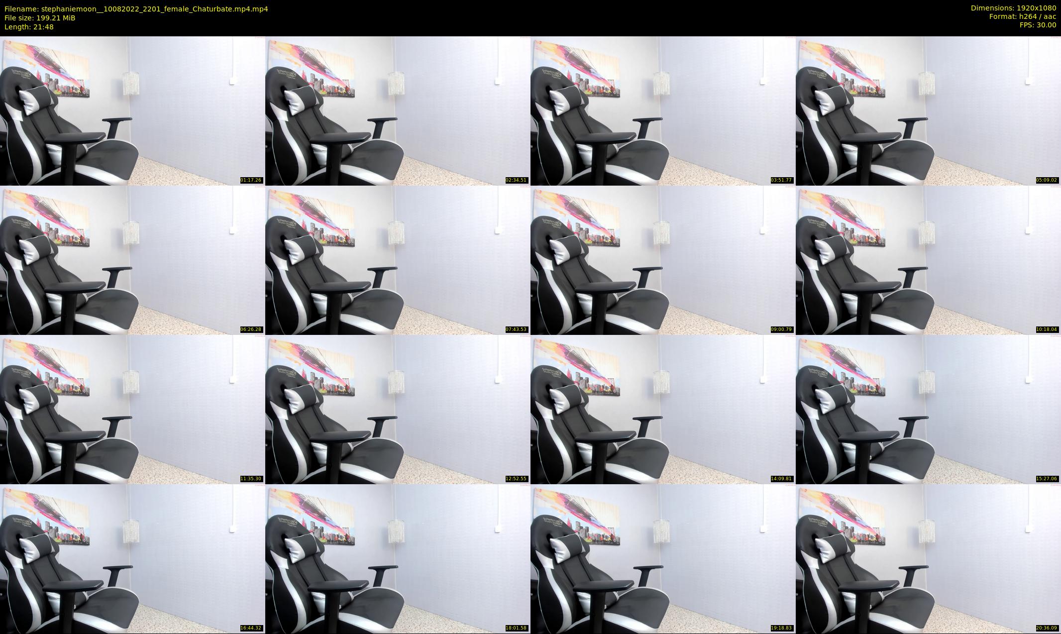 stephaniemoon_ — 22 minute Chaturbate female cam show recording, 1080p, Aug 10, 2022