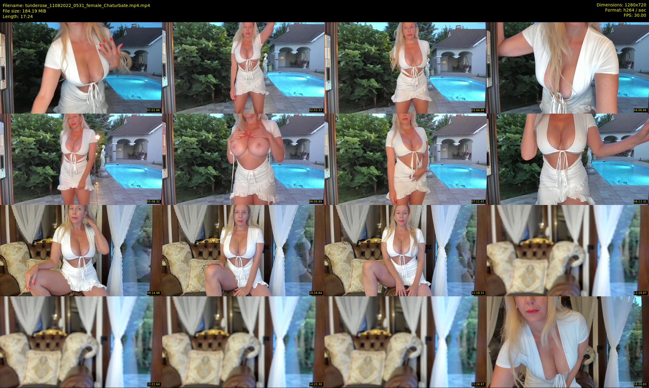 tunderose — 18 minute Chaturbate female cam show recording, 720p, Aug 11, 2022