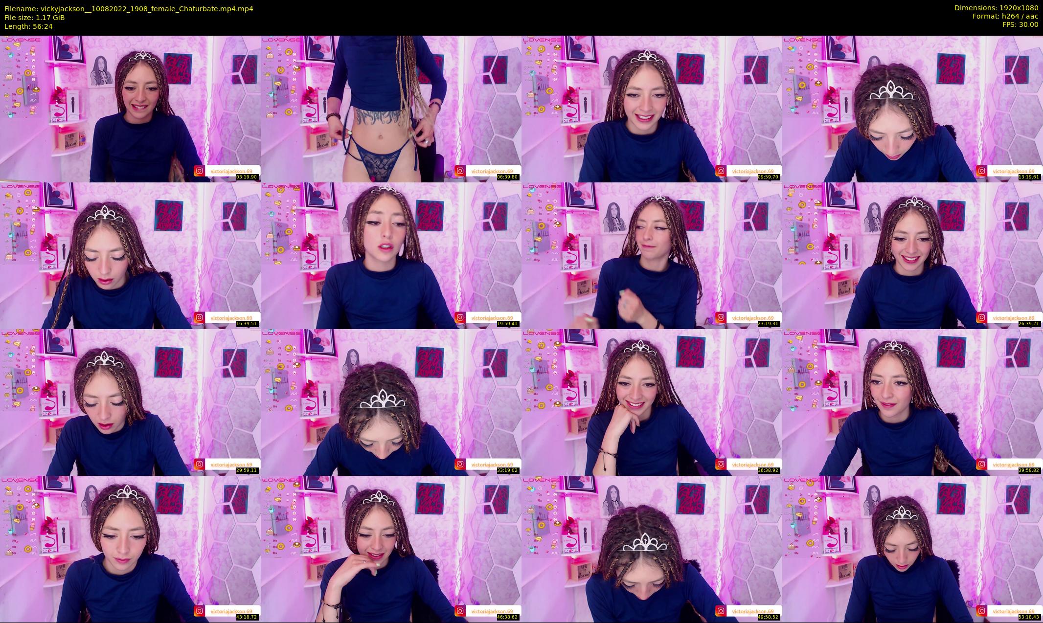 vickyjackson_ — 57 minute Chaturbate female cam show recording, 1080p, Aug 10, 2022