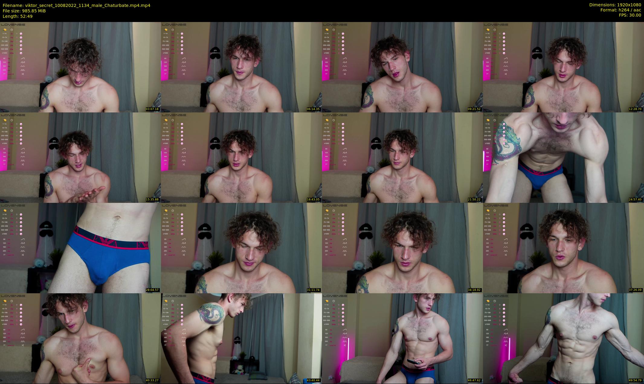 viktor_secret — 53 minute Chaturbate male cam show recording, 1080p, Aug 10, 2022