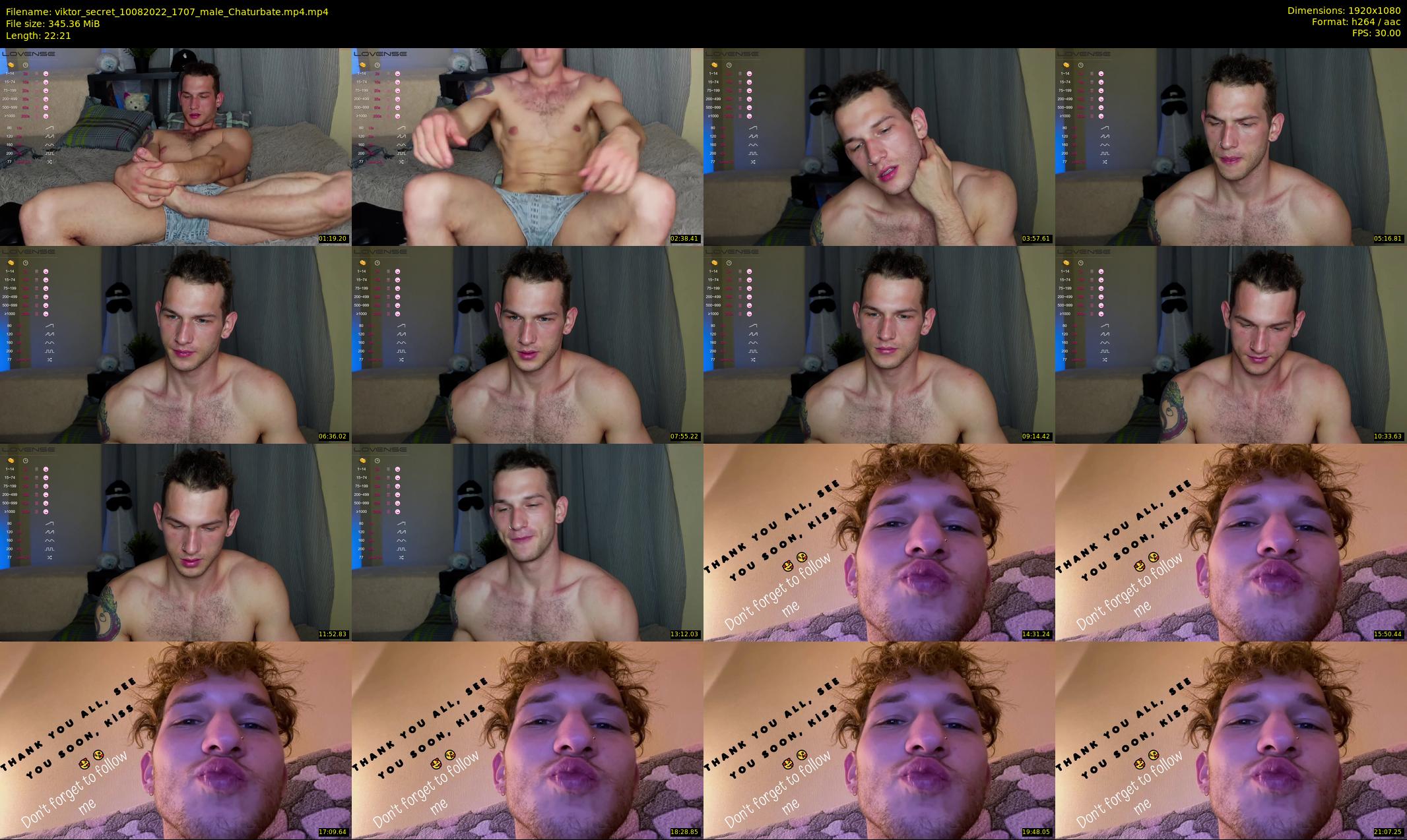 viktor_secret — 23 minute Chaturbate male cam show recording, 1080p, Aug 10, 2022