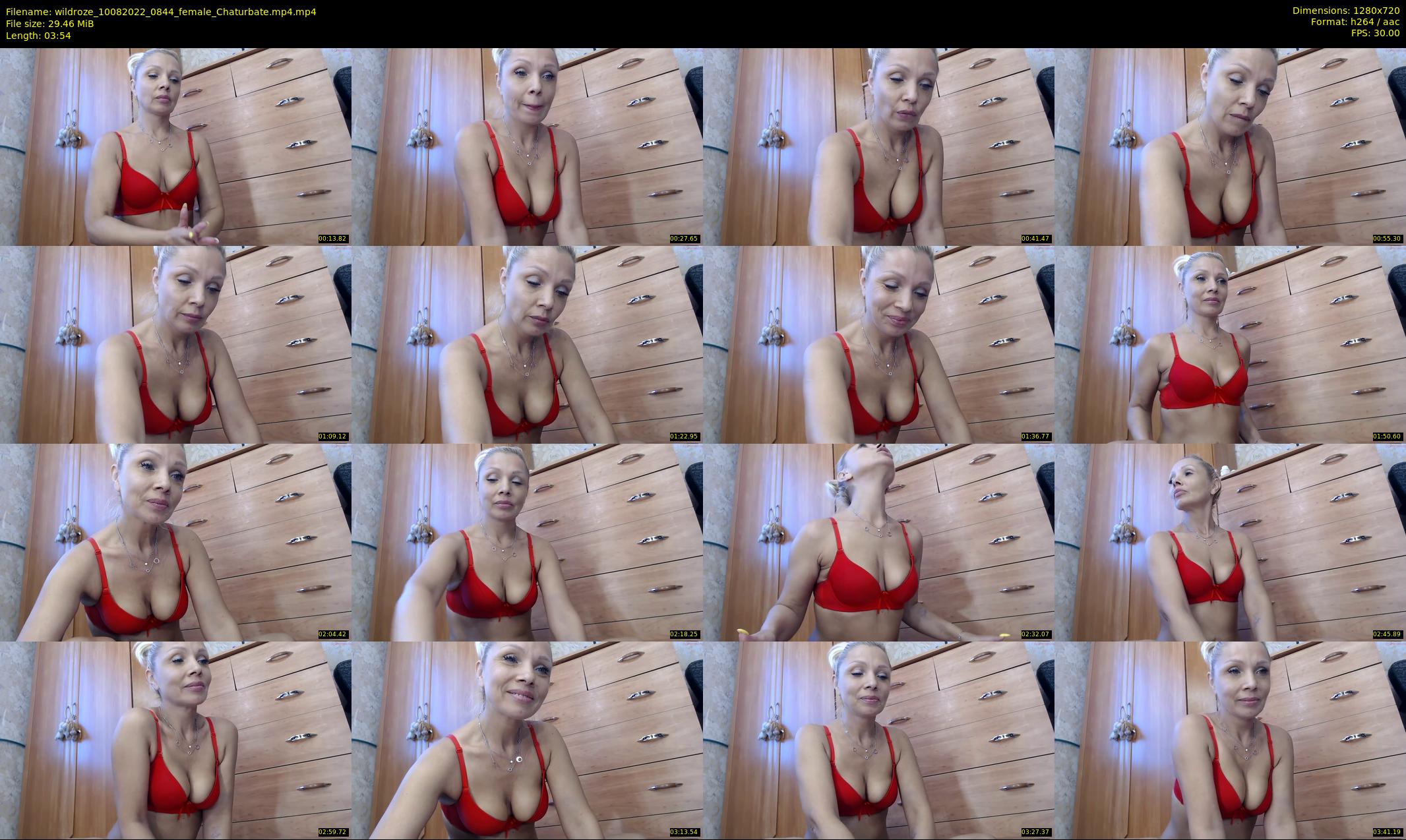 wildroze — 4 minute Chaturbate female cam show recording, 720p, Aug 10, 2022