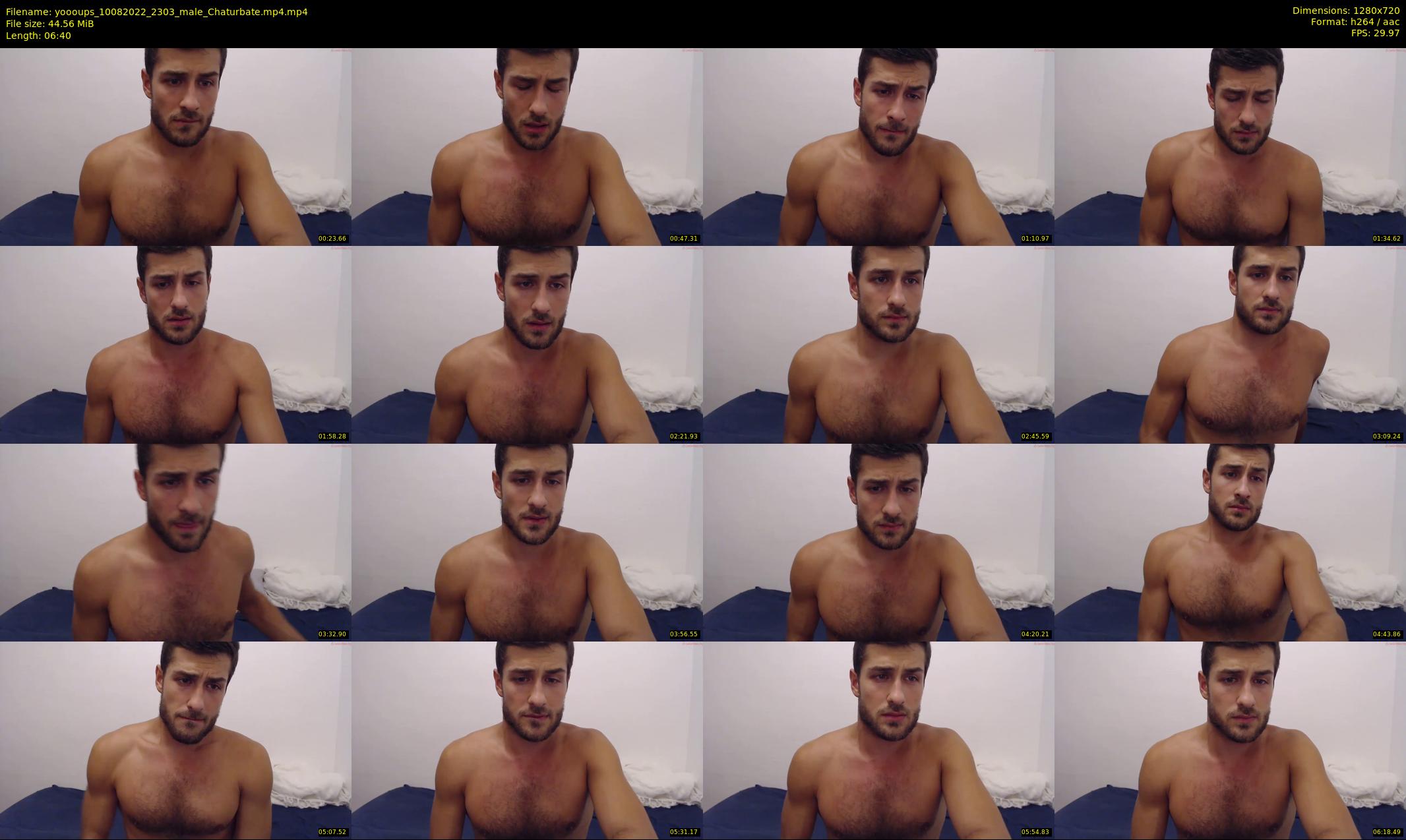 yoooups — 7 minute Chaturbate male cam show recording, 720p, Aug 10, 2022