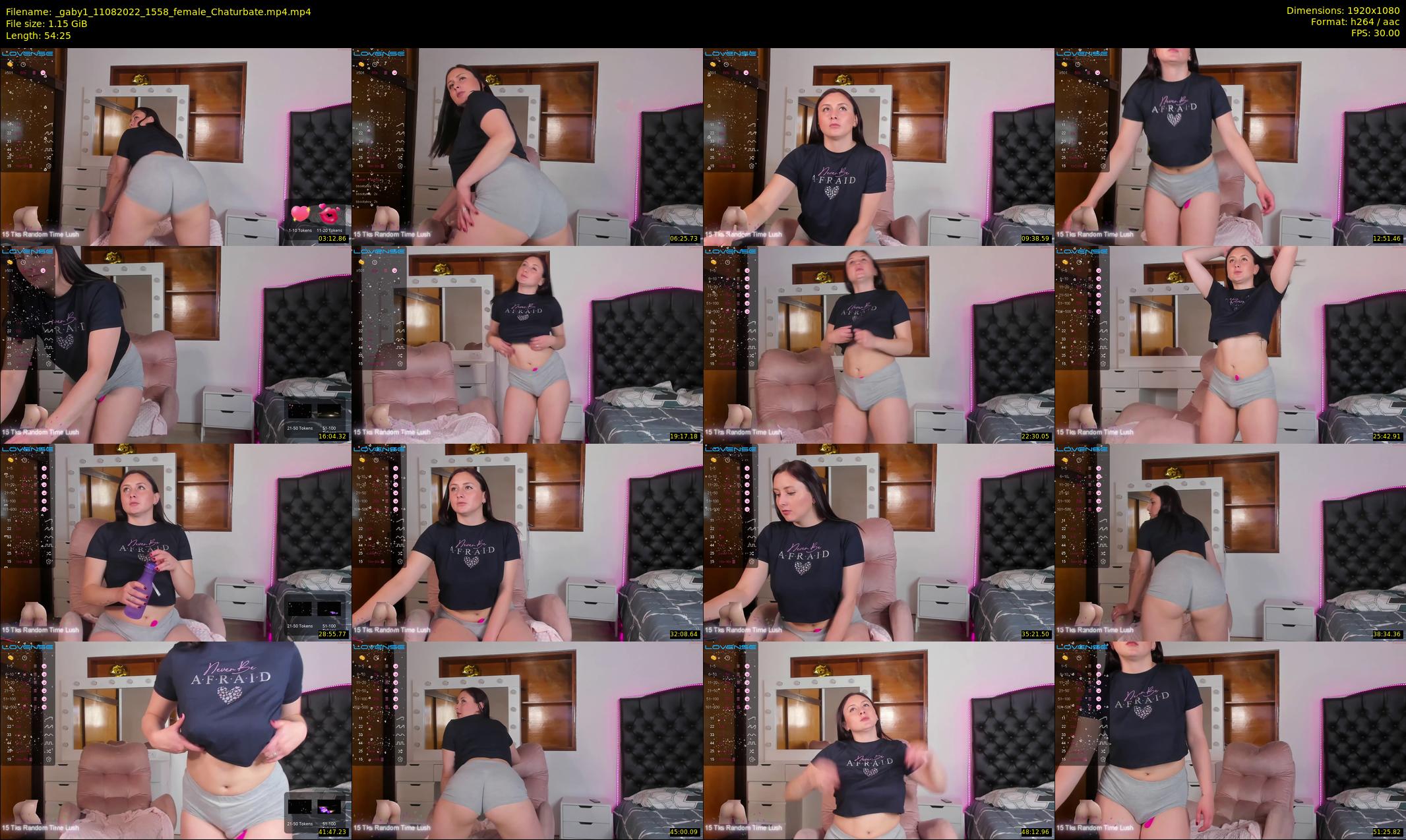 _gaby1 — 55 minute Chaturbate female cam show recording, 1080p, Aug 11, 2022
