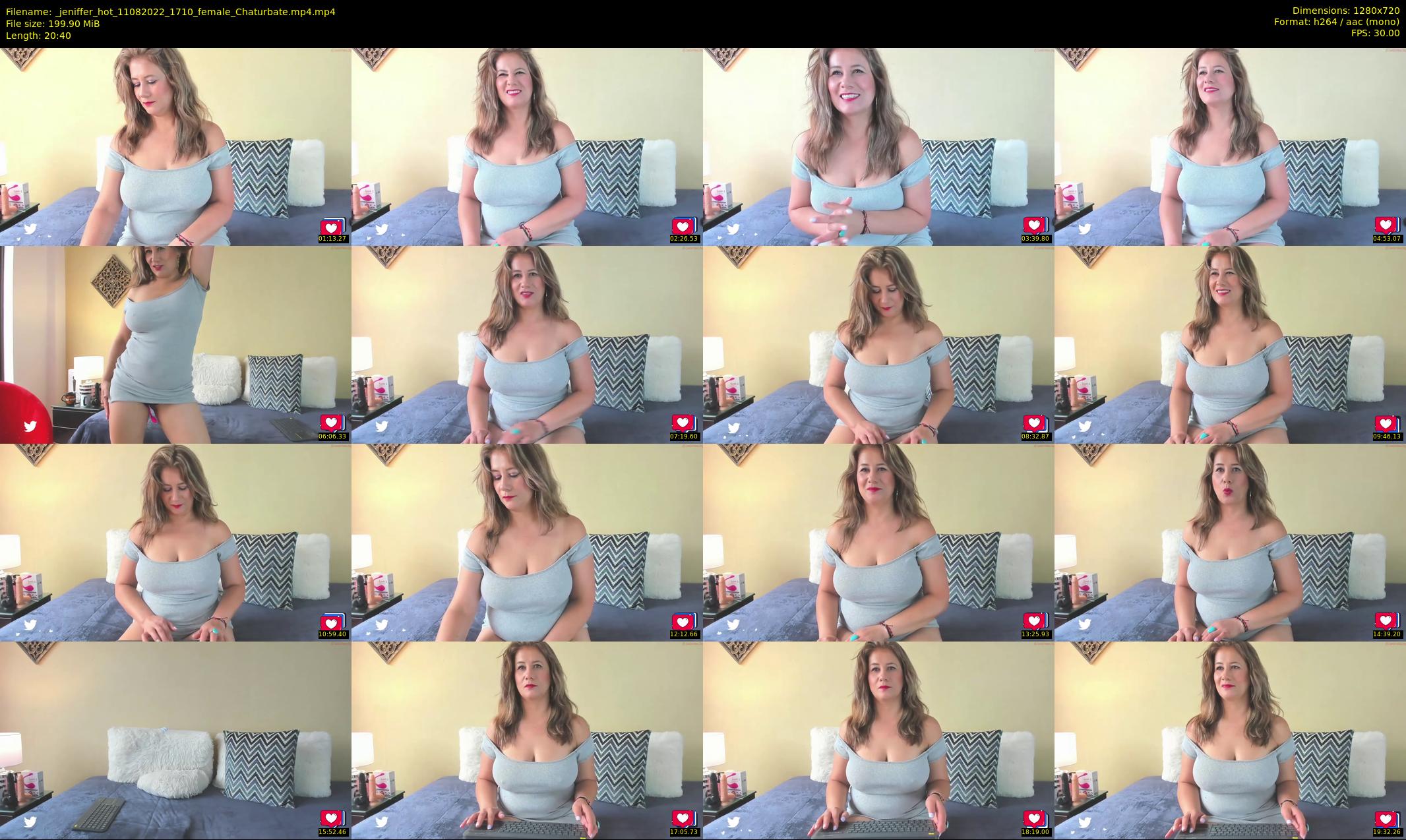 _jeniffer_hot — 21 minute Chaturbate female cam show recording, 720p, Aug 11, 2022