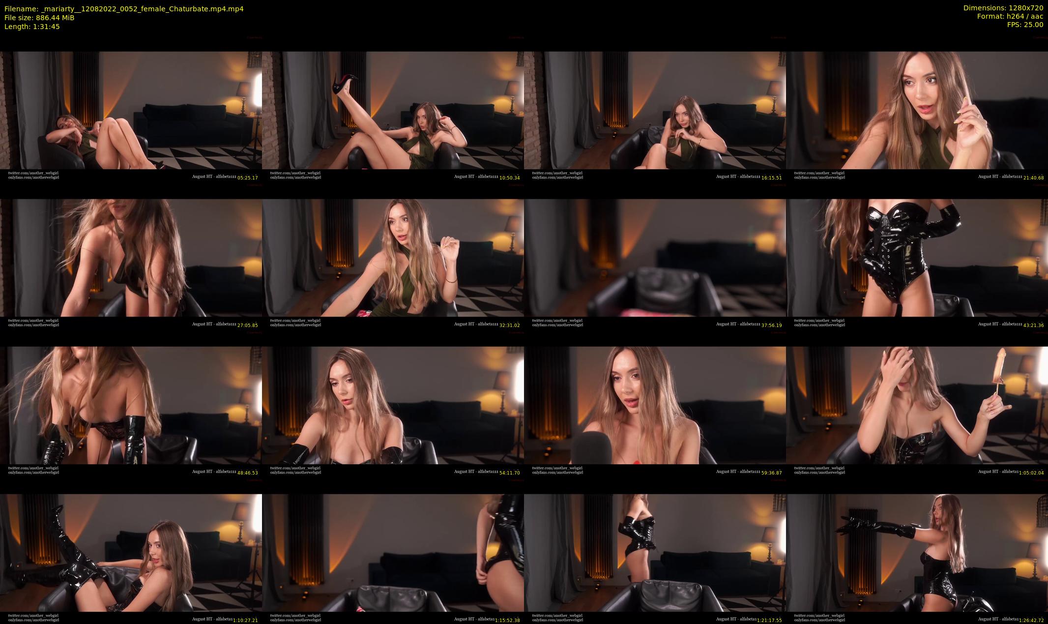 _mariarty_ — 92 minute Chaturbate female cam show recording, 720p, Aug 12, 2022