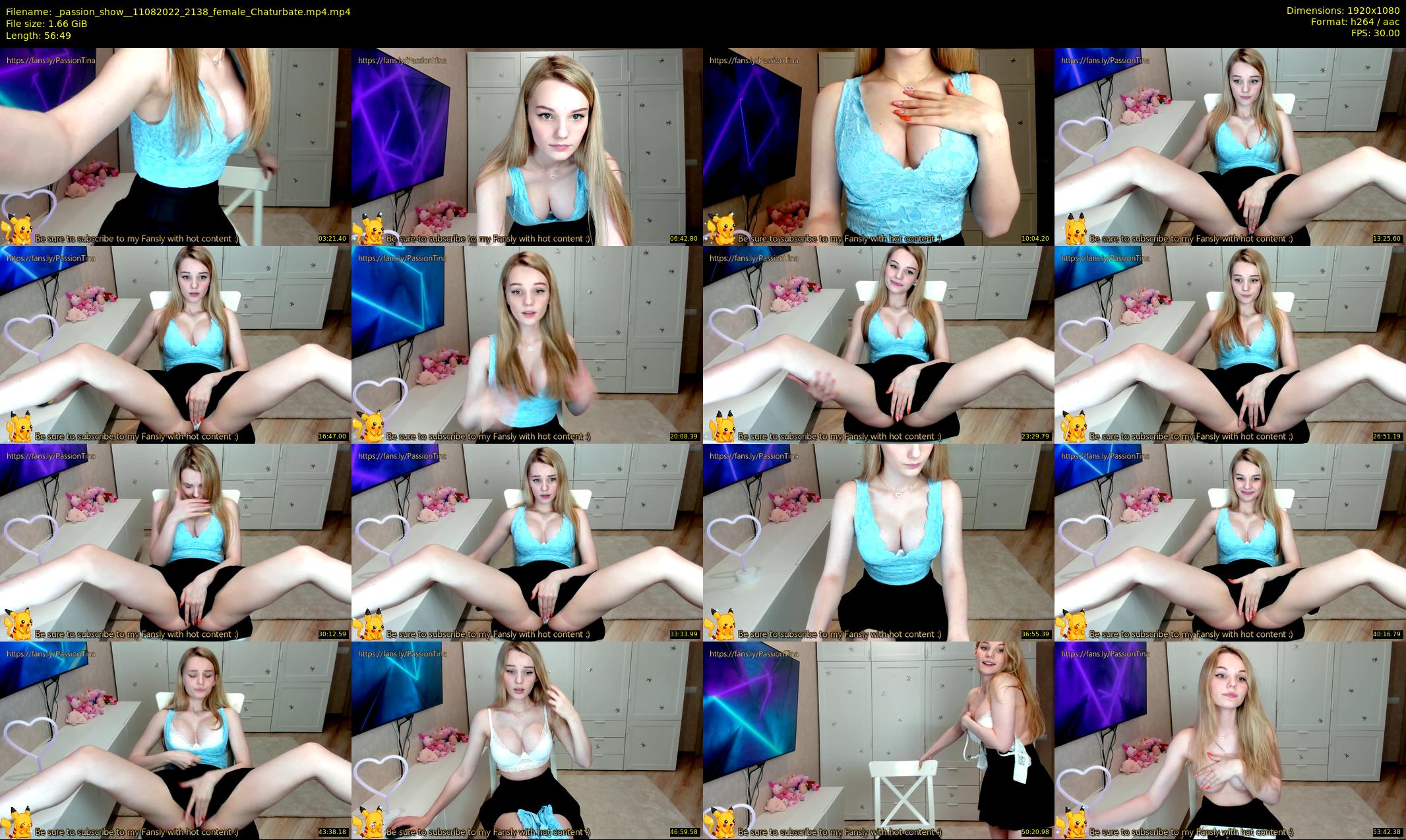_passion_show_ — 57 minute Chaturbate couple cam show recording, 1080p, Aug 11, 2022