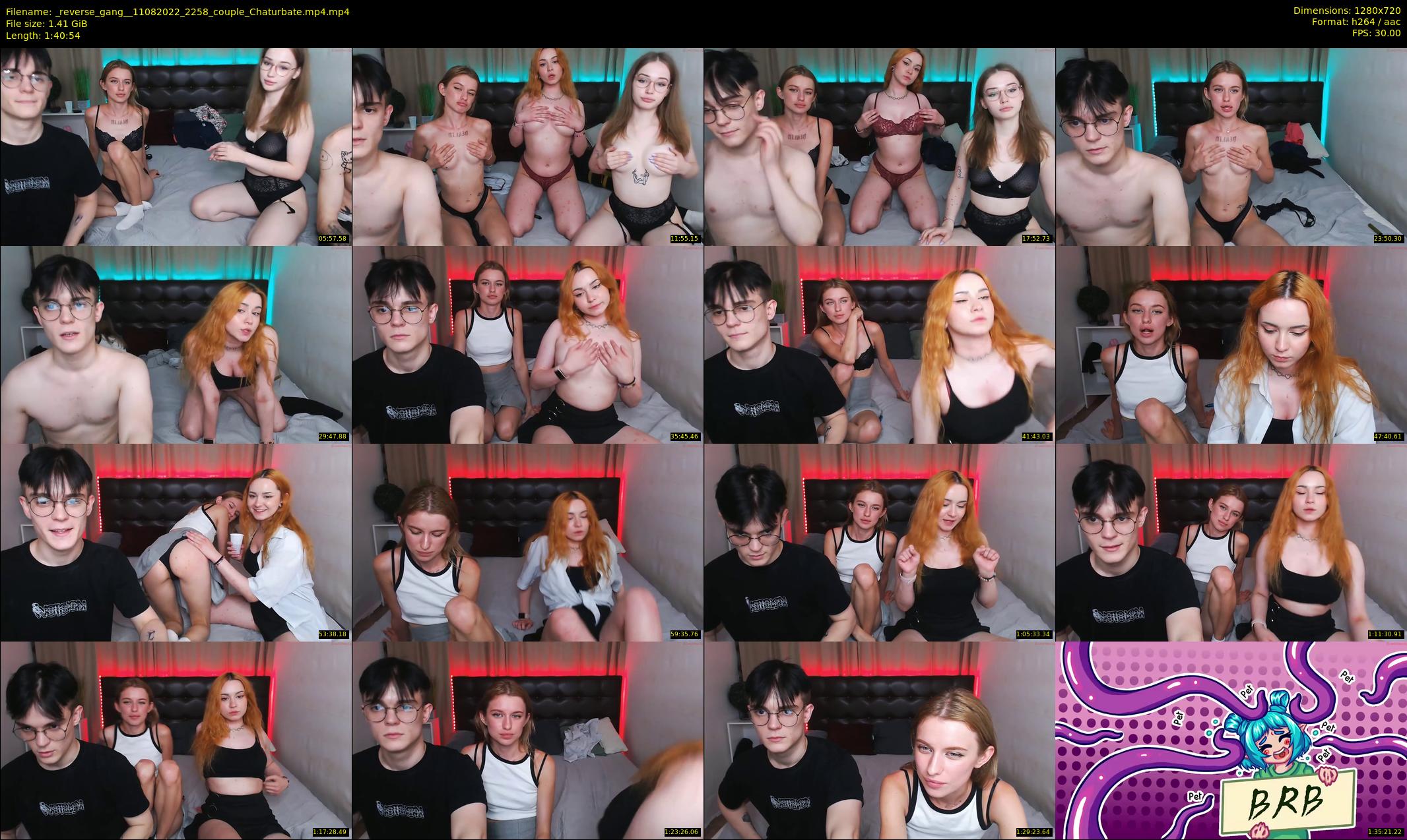 _reverse_gang_ — 101 minute Chaturbate couple cam show recording, 720p, Aug 11, 2022