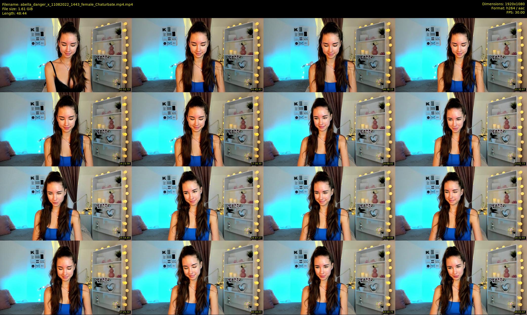 abella_danger_x — 49 minute Chaturbate female cam show recording, 1080p, Aug 11, 2022
