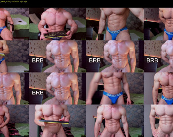 adam_muscle_ — 49 minute Chaturbate male cam show recording, 1080p, Aug 11, 2022