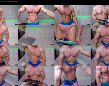 adam_muscle_ — 54 minute Chaturbate male cam show recording, 1080p, Aug 12, 2022