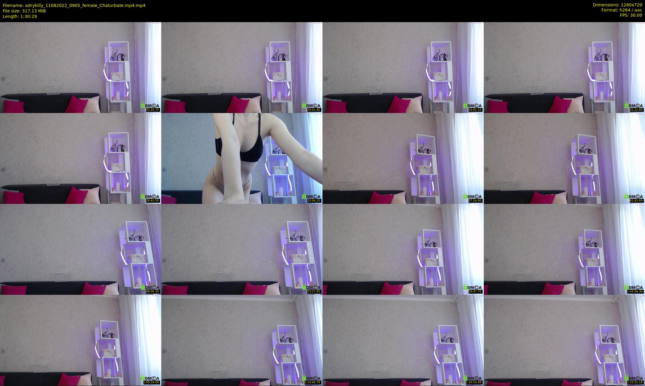 adrykilly — 91 minute Chaturbate female cam show recording, 720p, Aug 11, 2022