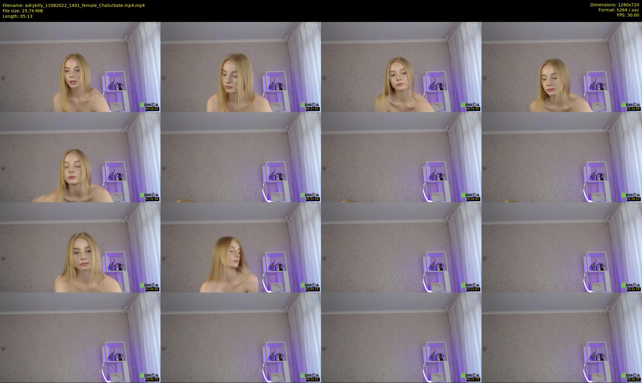adrykilly — 6 minute Chaturbate female cam show recording, 720p, Aug 11, 2022