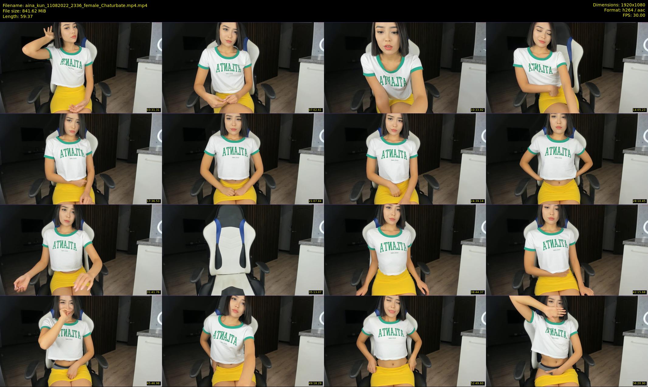 aina_kun — 60 minute Chaturbate female cam show recording, 1080p, Aug 11, 2022