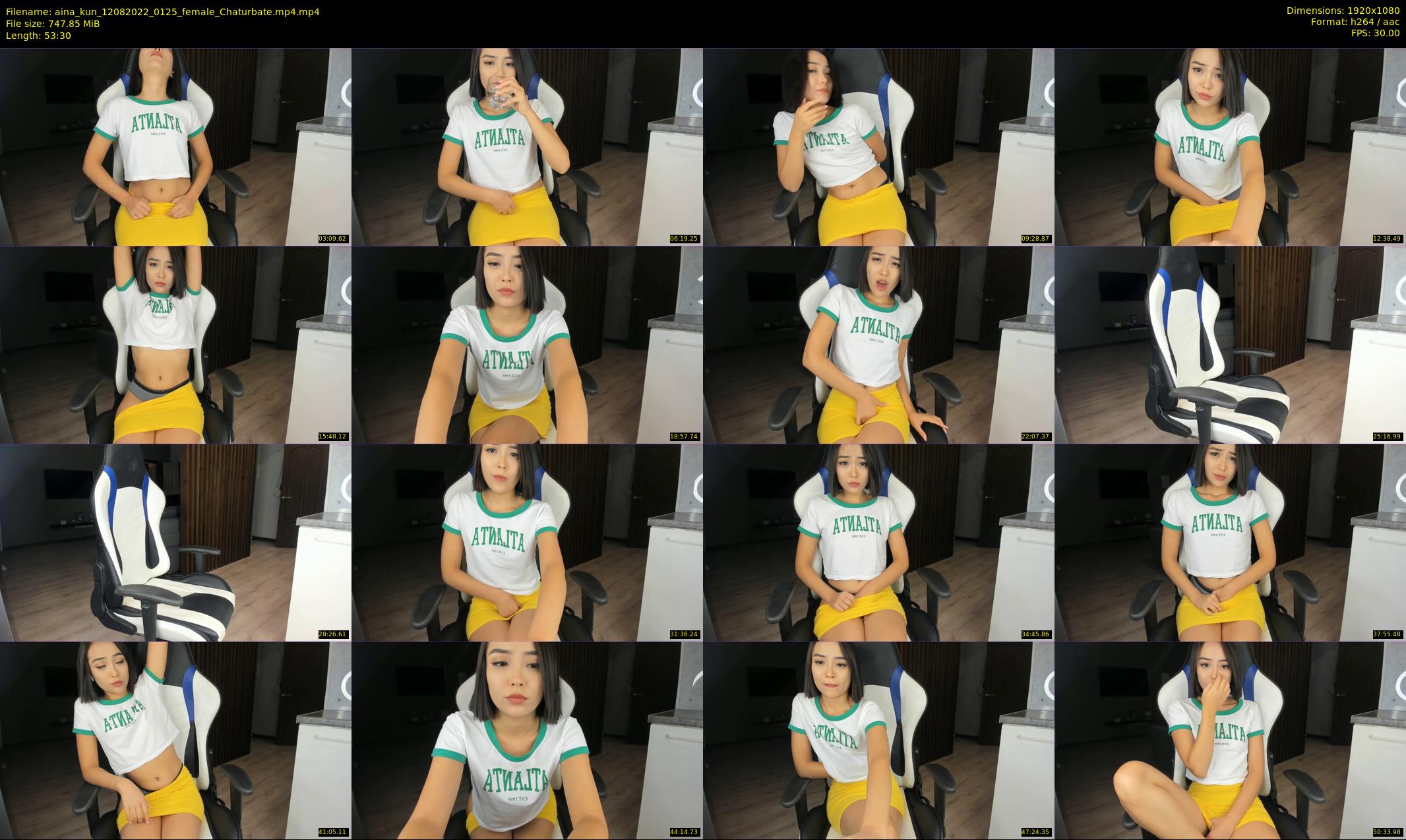 aina_kun — 54 minute Chaturbate female cam show recording, 1080p, Aug 12, 2022