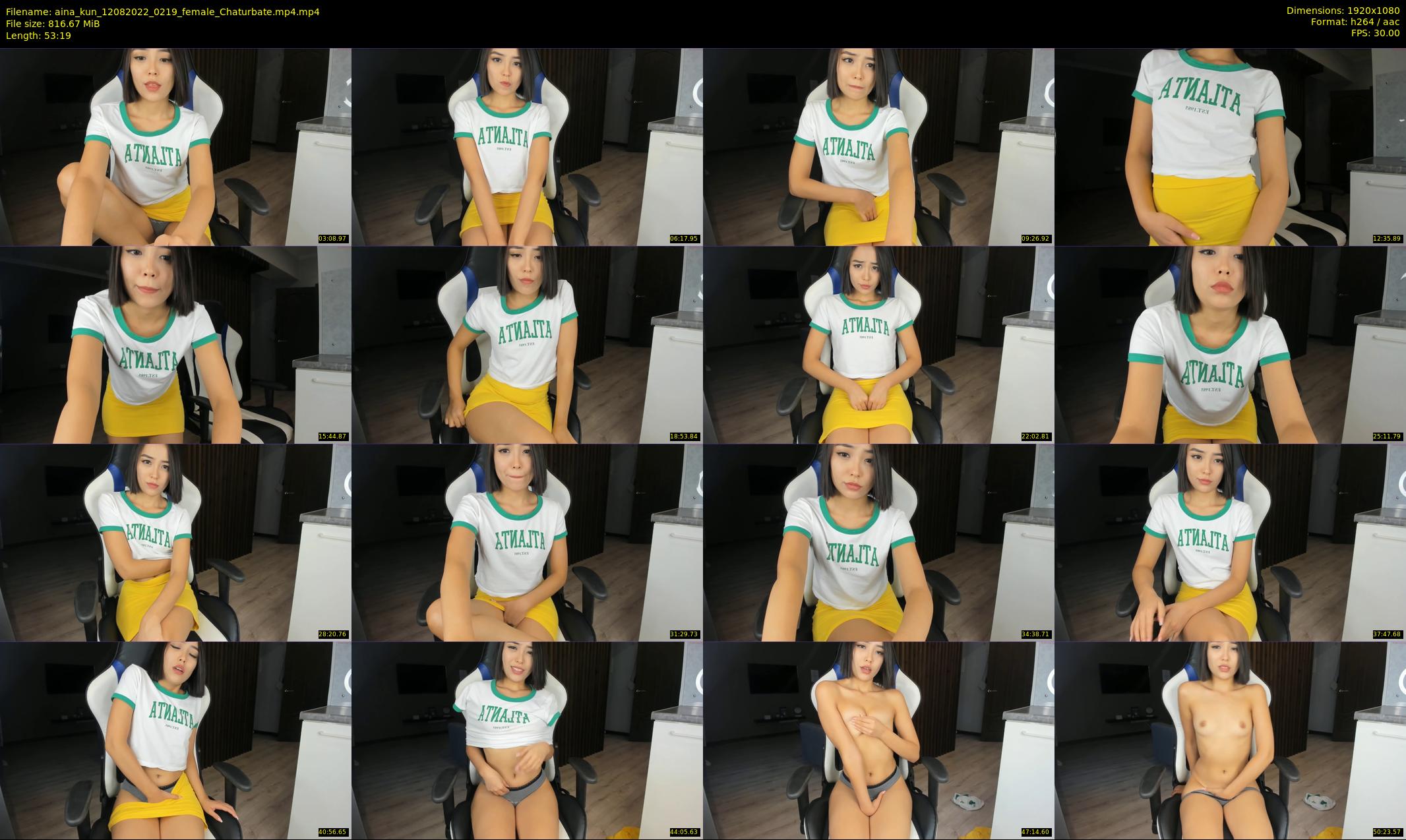 aina_kun — 54 minute Chaturbate female cam show recording, 1080p, Aug 12, 2022