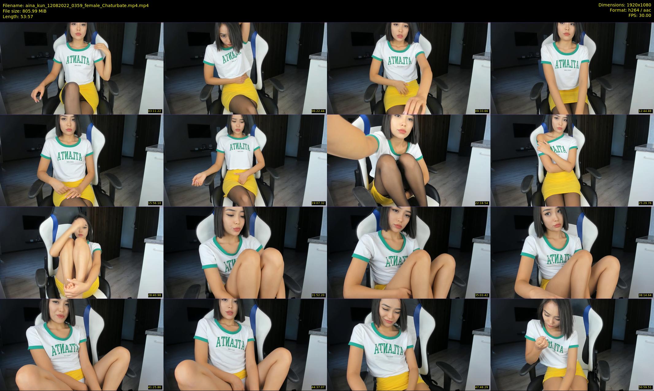 aina_kun — 54 minute Chaturbate female cam show recording, 1080p, Aug 12, 2022
