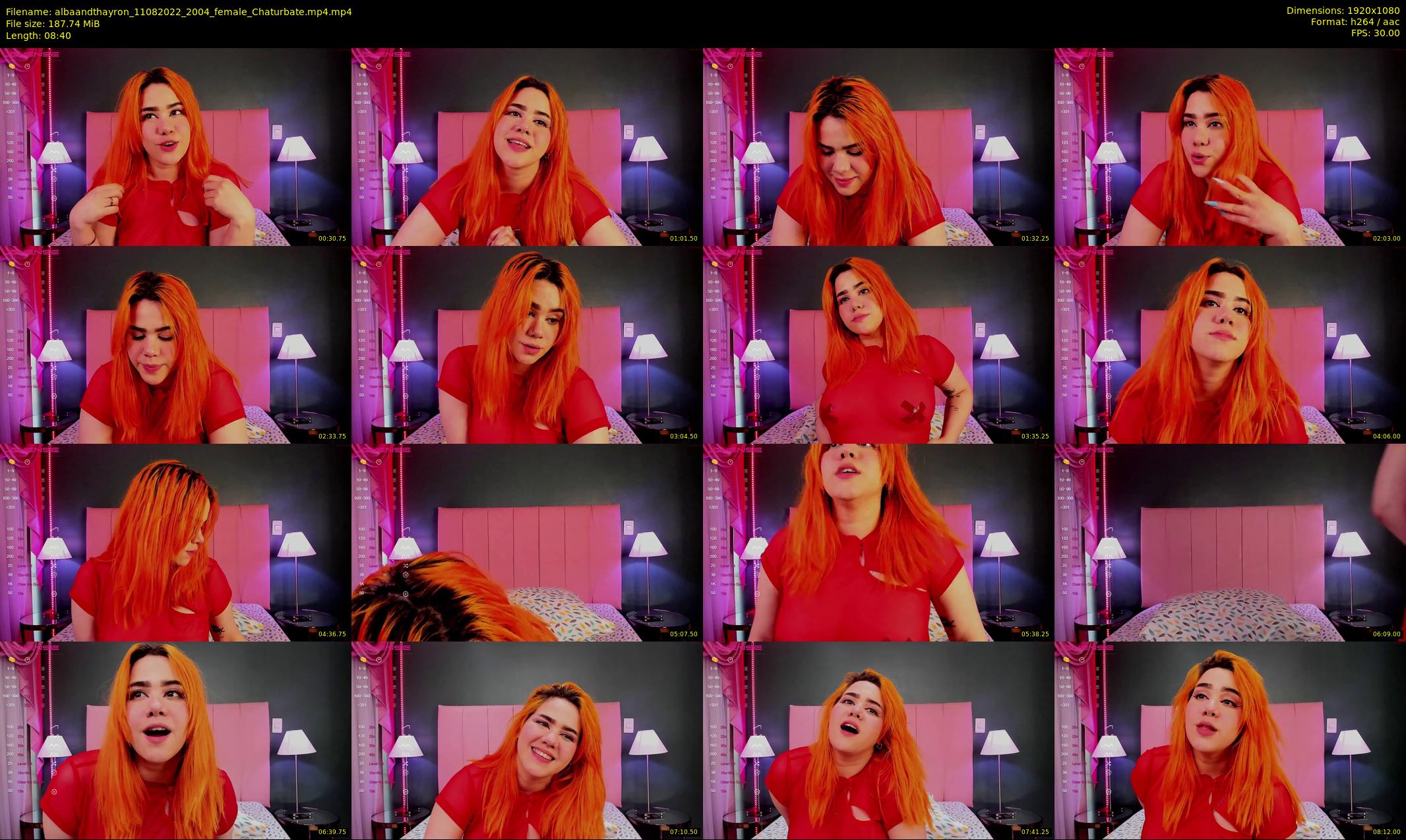 albaandthayron — 9 minute Chaturbate couple cam show recording, 1080p, Aug 11, 2022