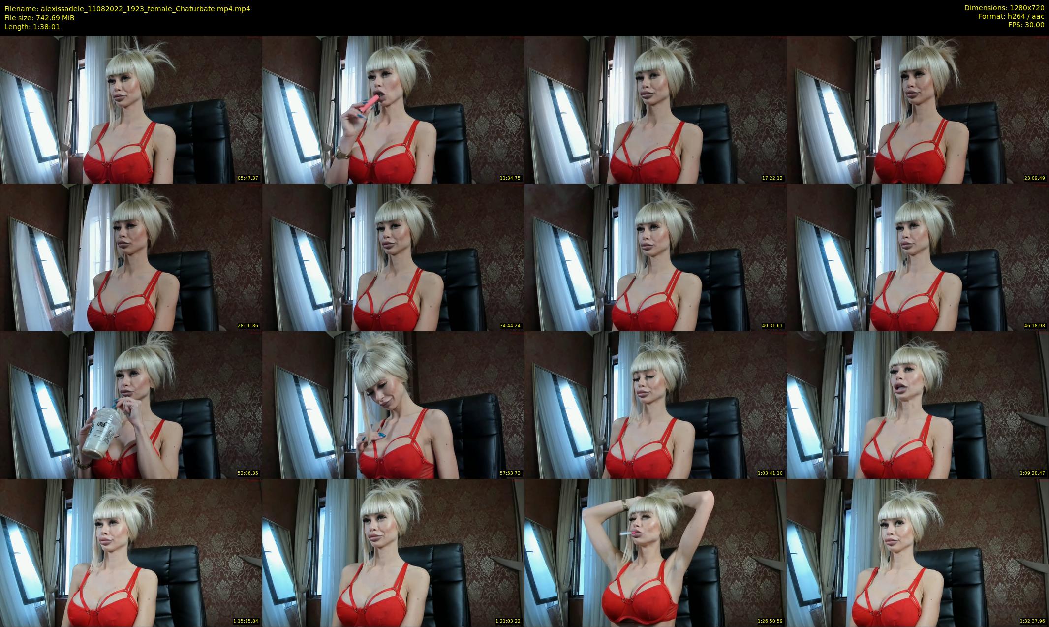 alexissadele — 99 minute Chaturbate female cam show recording, 720p, Aug 11, 2022