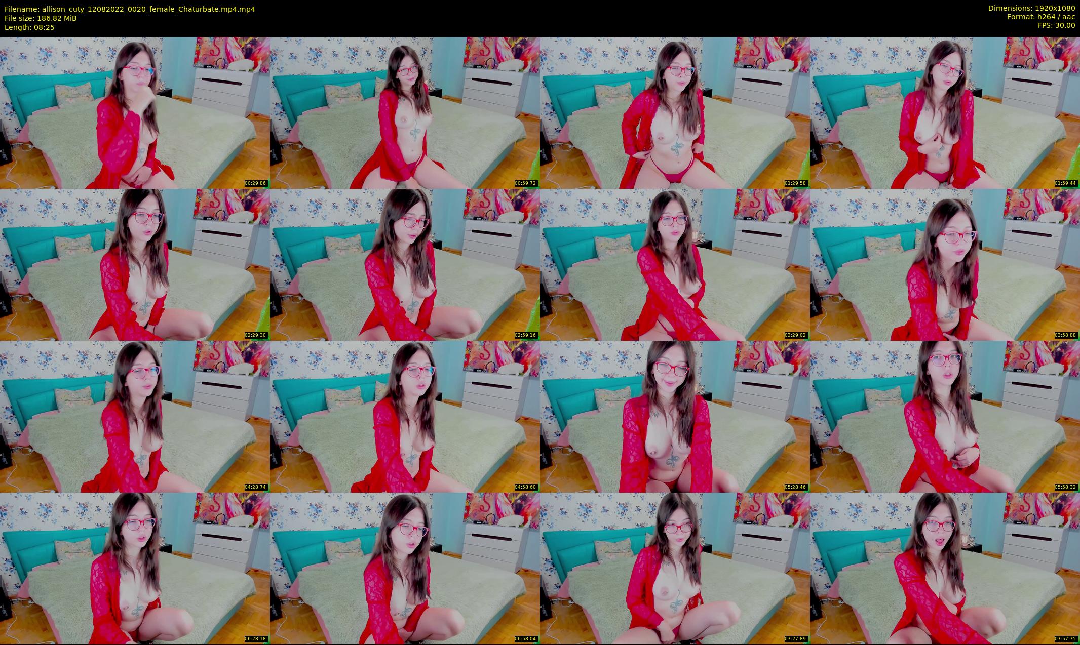 allison_cuty — 9 minute Chaturbate female cam show recording, 1080p, Aug 12, 2022