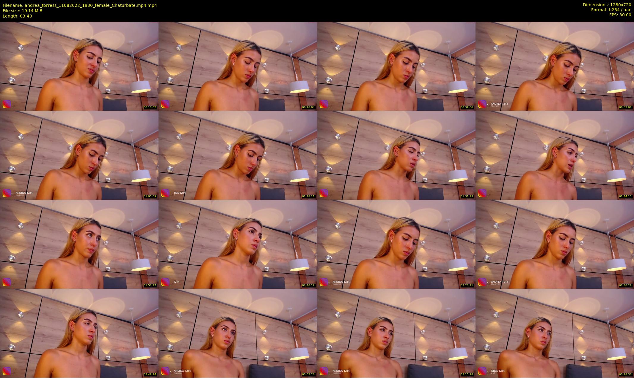 andrea_torress — 4 minute Chaturbate female cam show recording, 720p, Aug 11, 2022