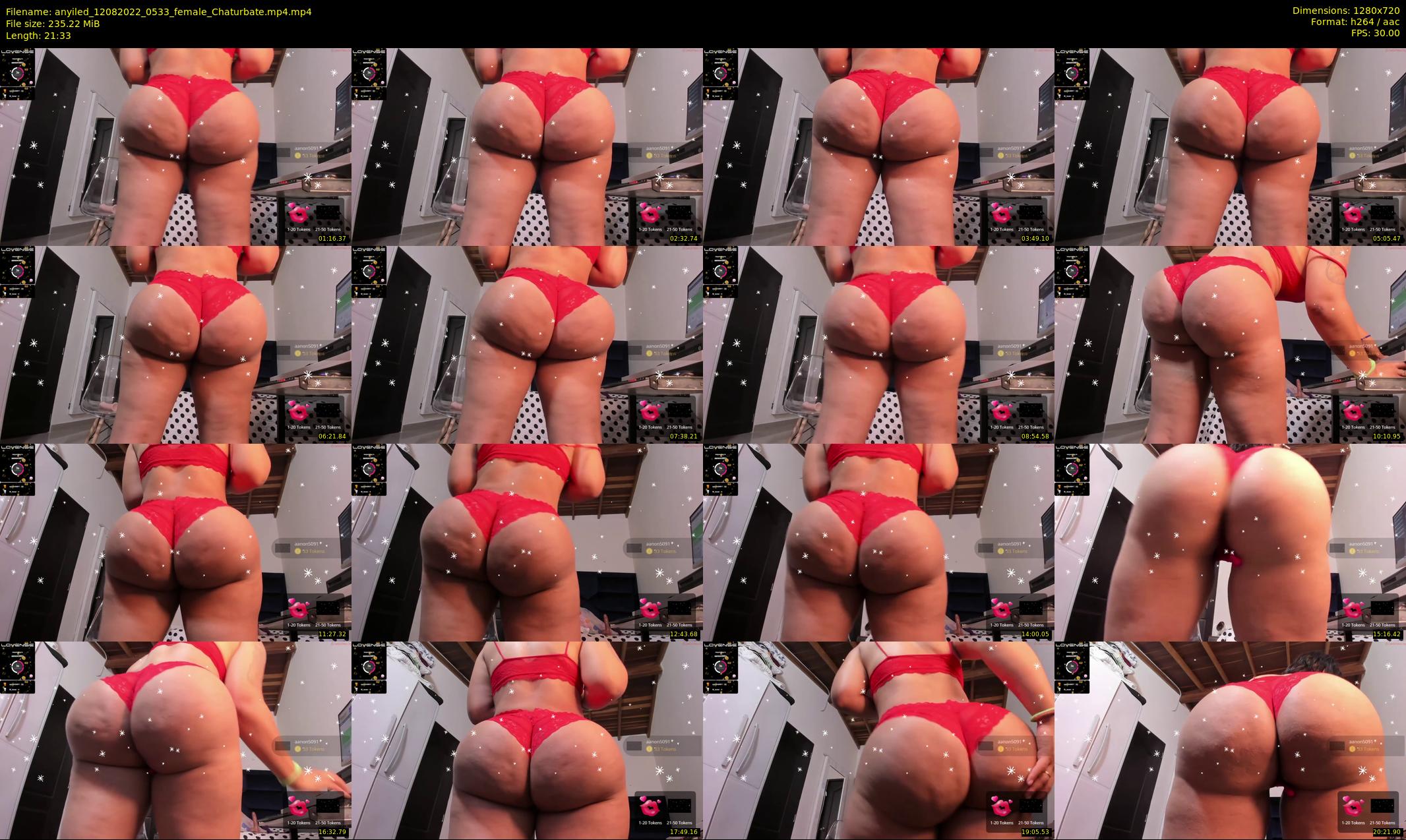 anyiled — 22 minute Chaturbate female cam show recording, 720p, Aug 12, 2022