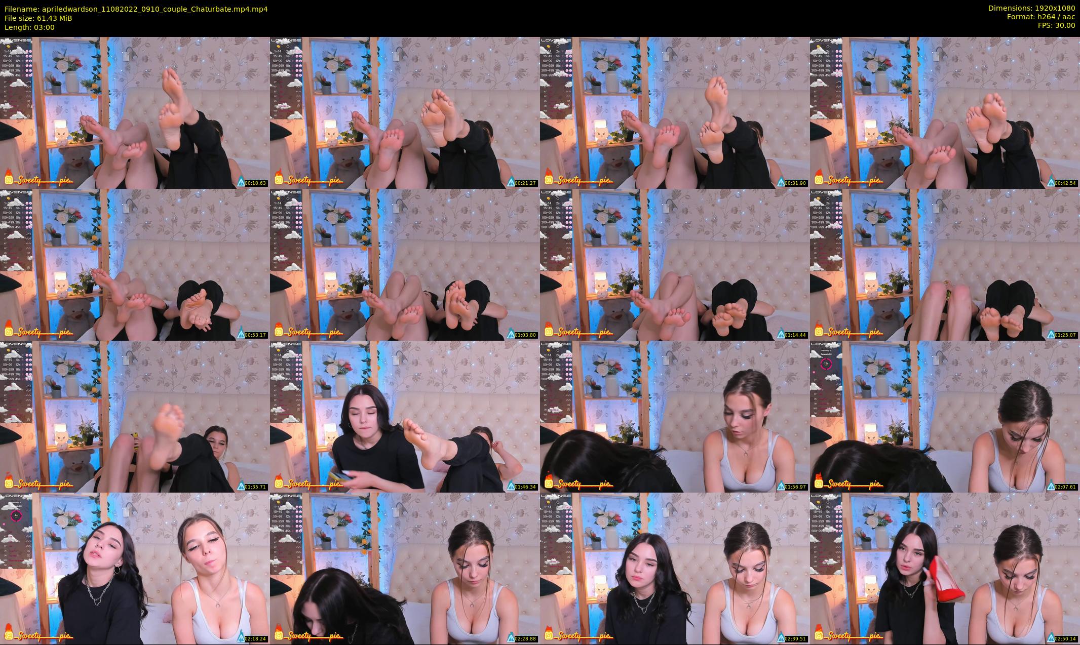 apriledwardson — 3 minute Chaturbate couple cam show recording, 1080p, Aug 11, 2022